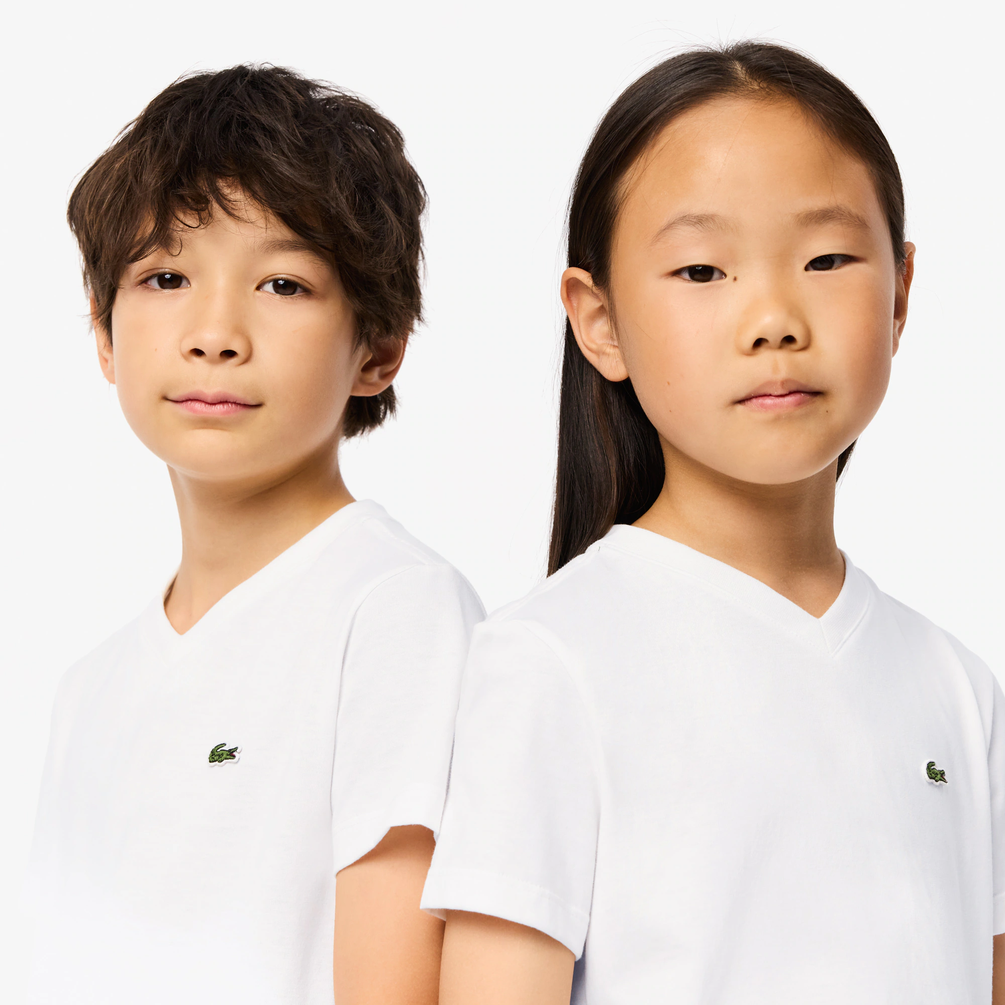 Kids' V-Neck Cotton T-Shirt