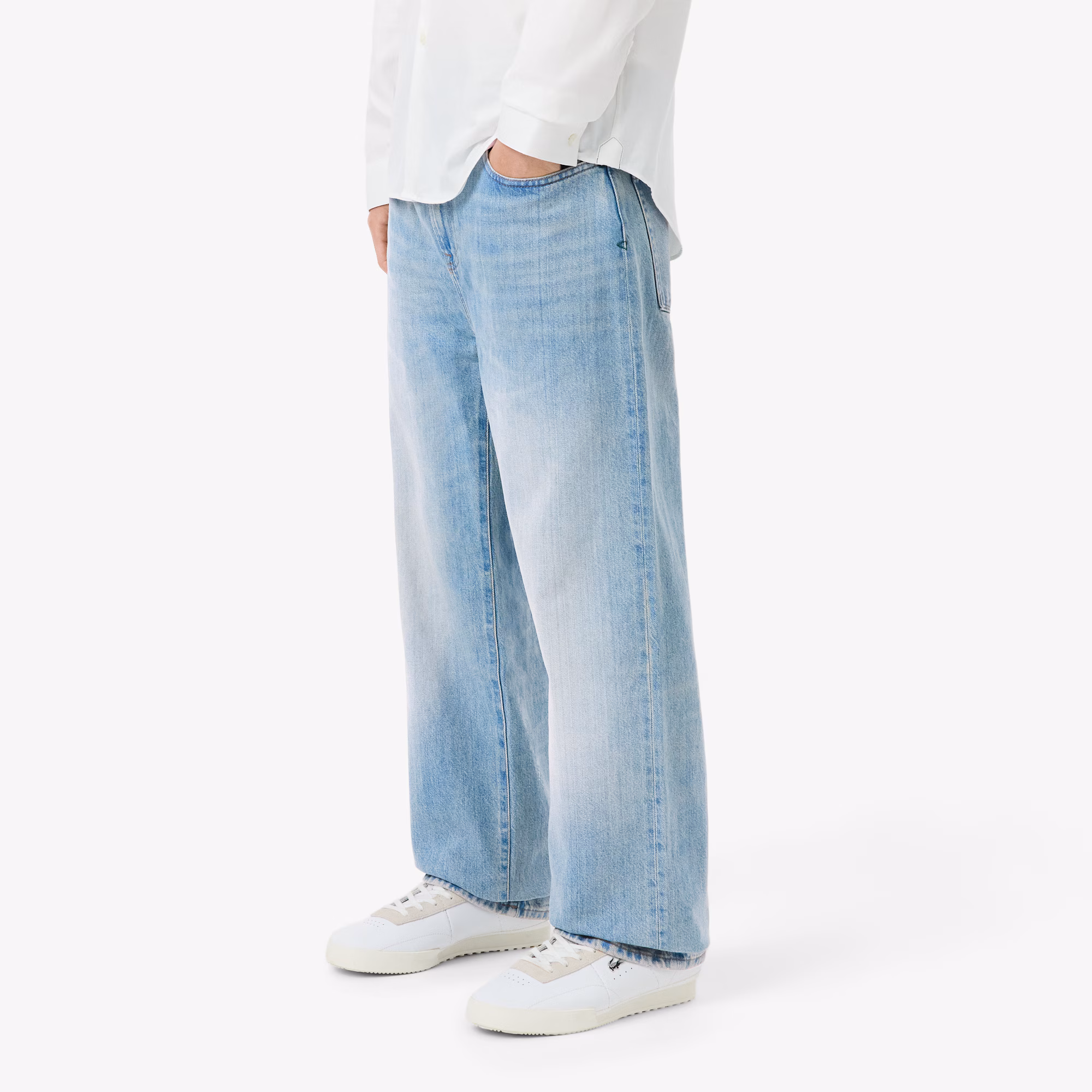 Men's 5-Pocket Straight Cut Indigo Jeans