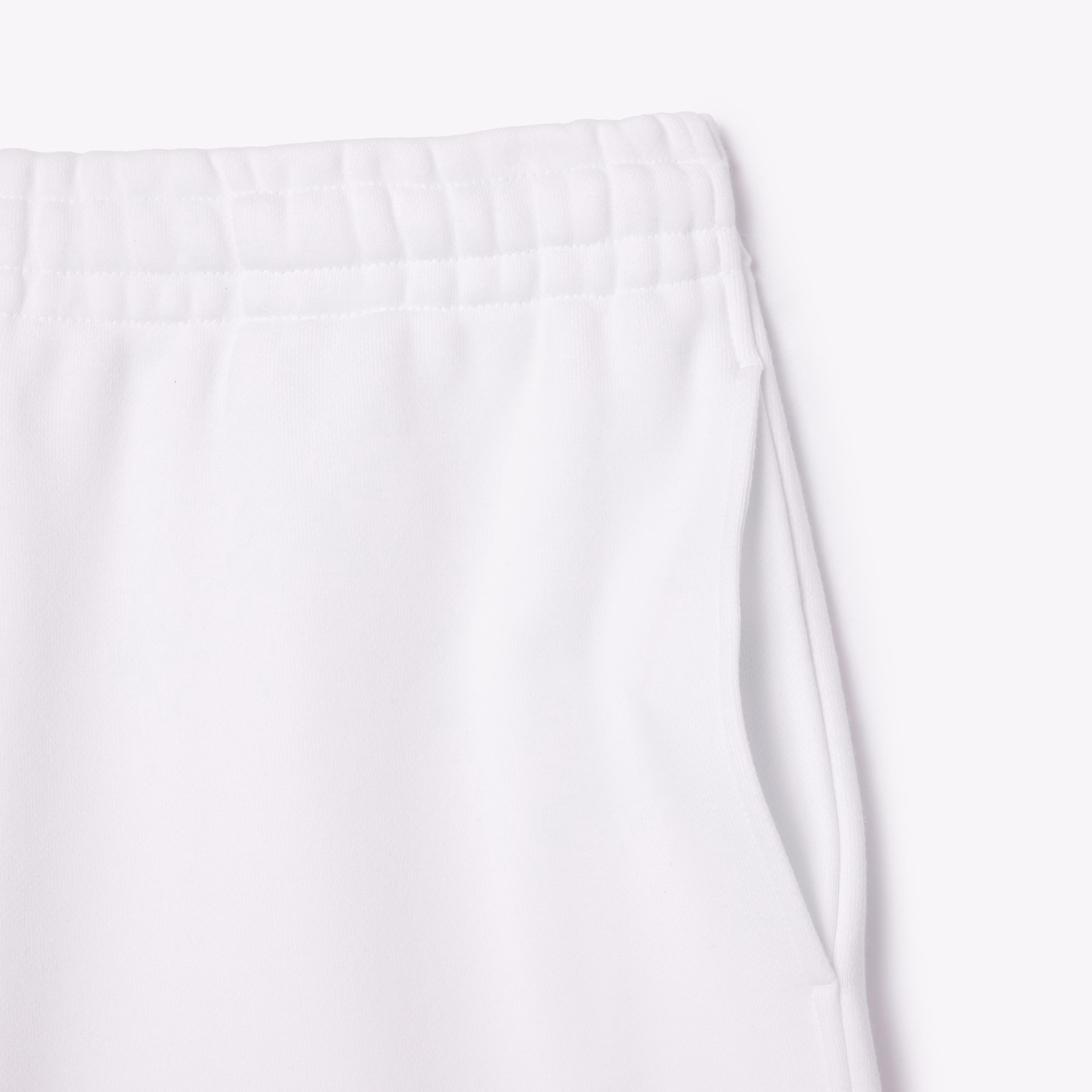 Men's Regular Fit Text Embroidery Fleece Shorts