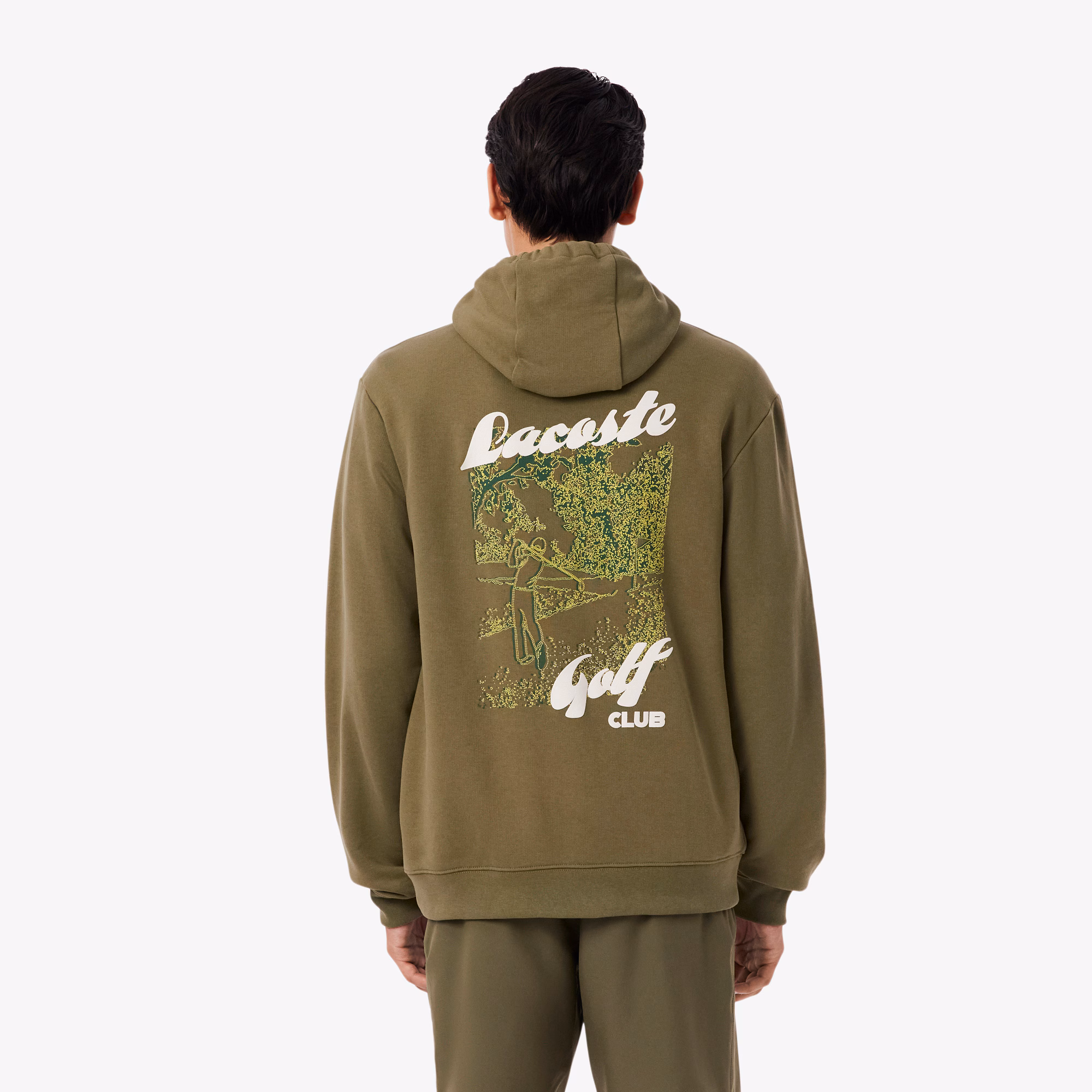 Men's Printed Fleece Golf Hoodie