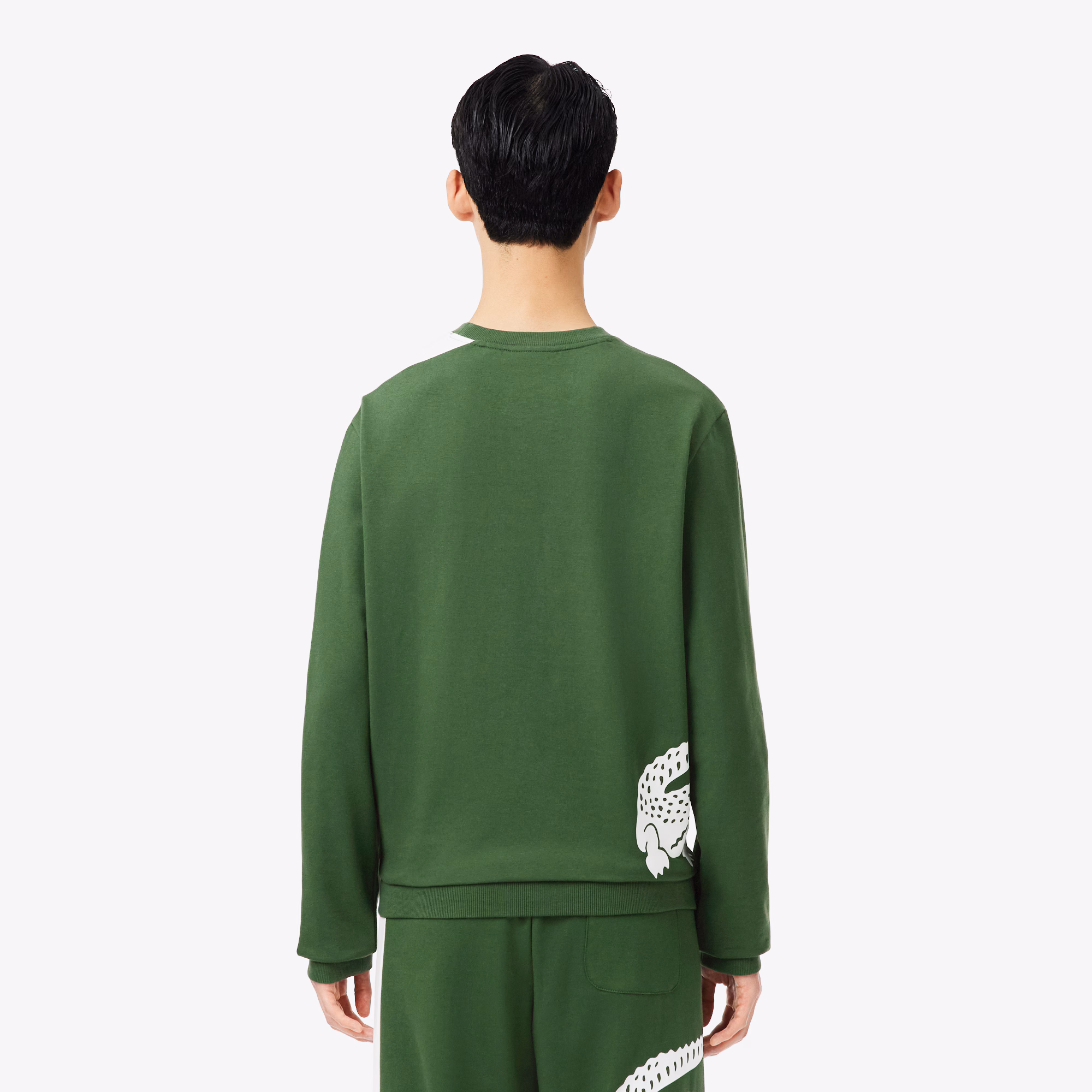 Men's Printed Fleece Lounge Sweatshirt