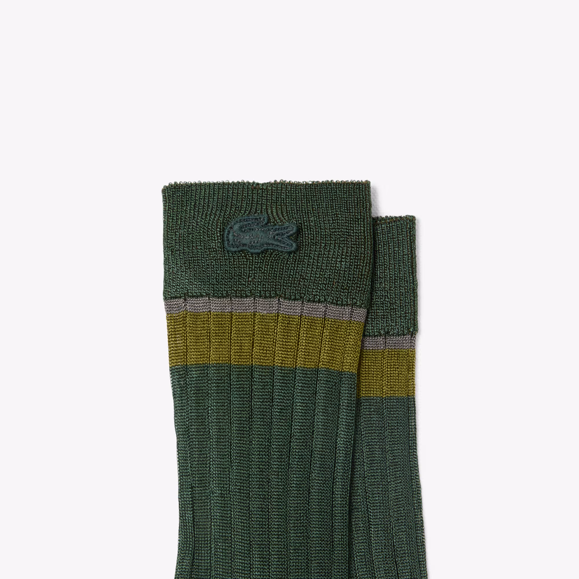 Runway Transparent Ribbed Socks