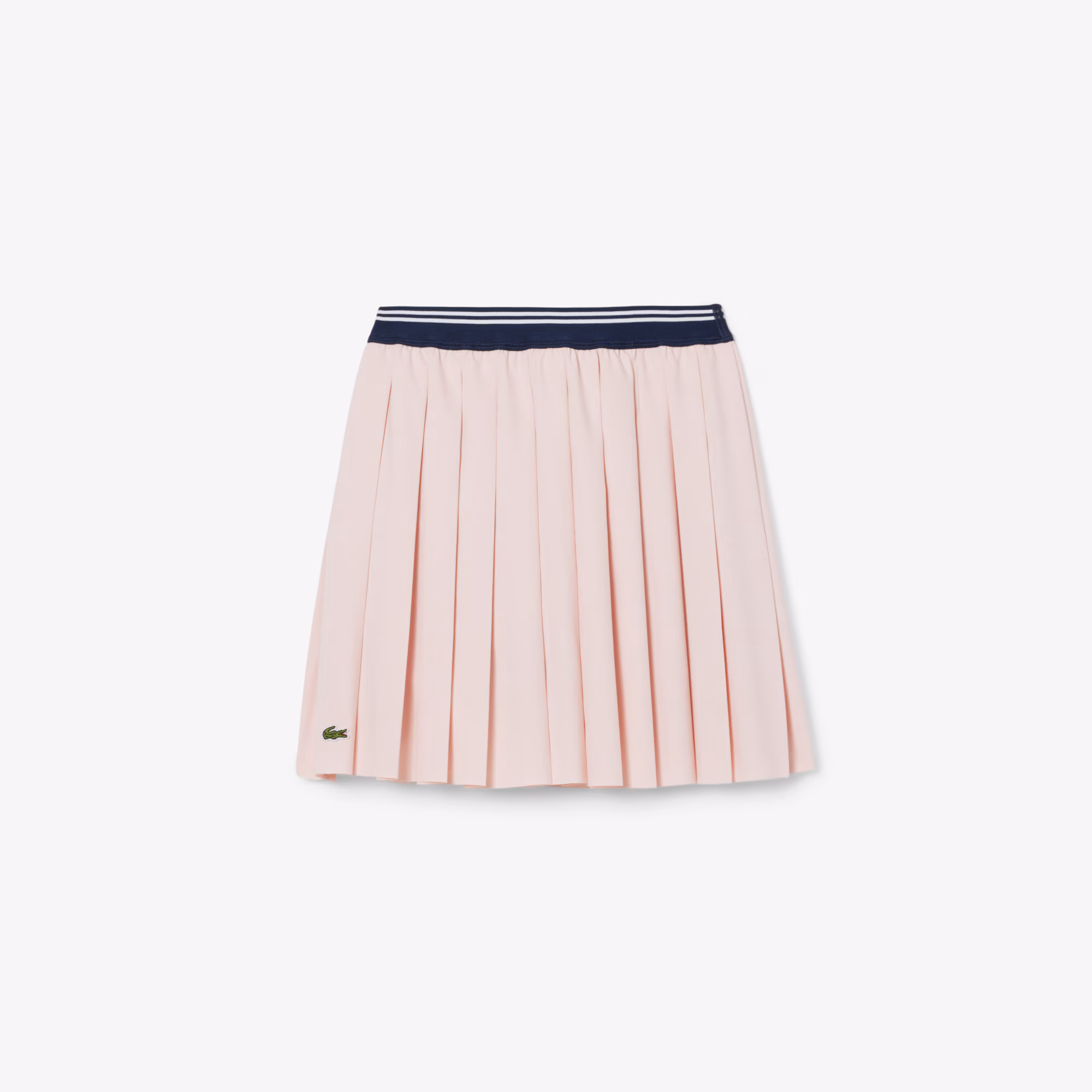 Girls' Oxford Cotton Pleated Skirt