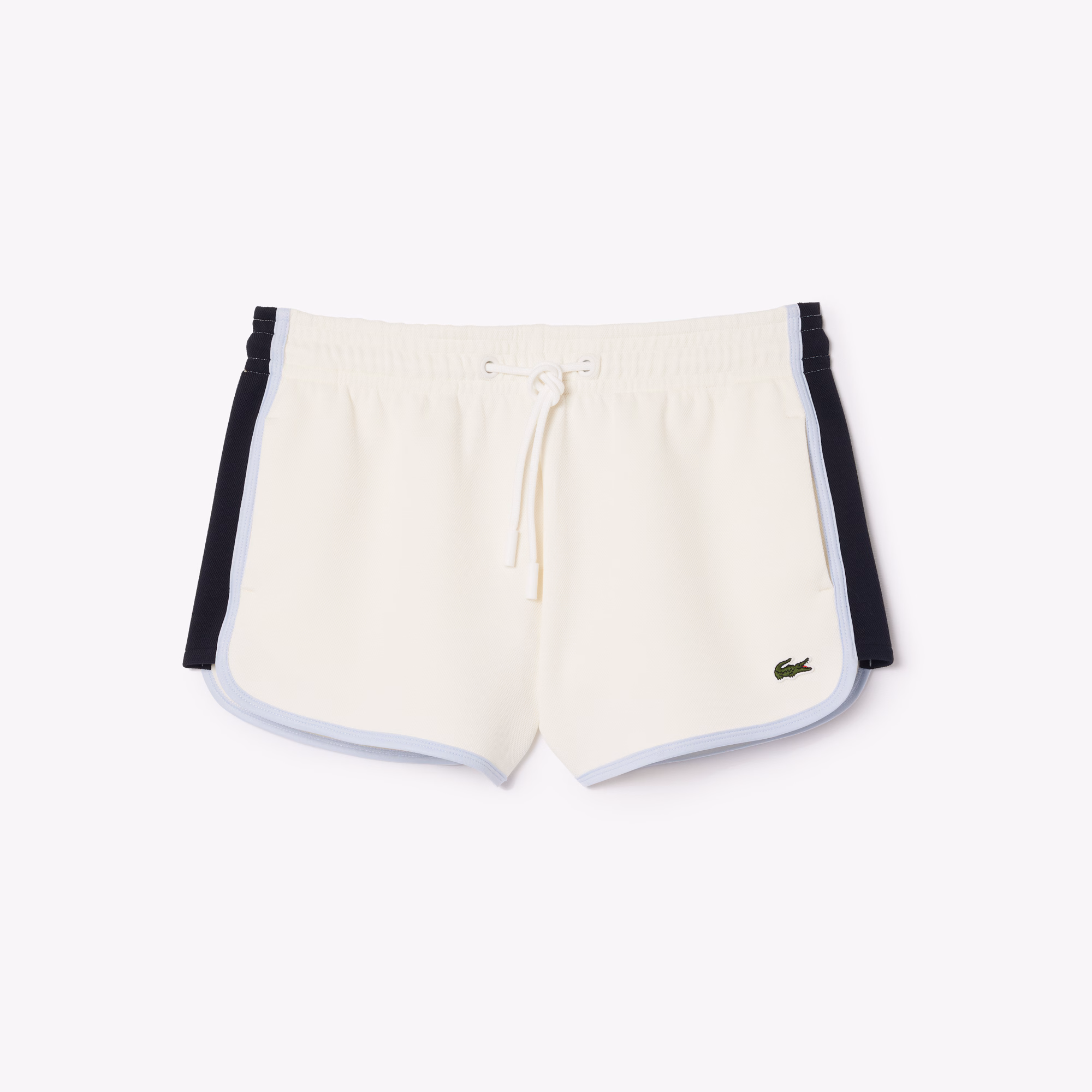 Women's Contrast Panel Piqué Shorts