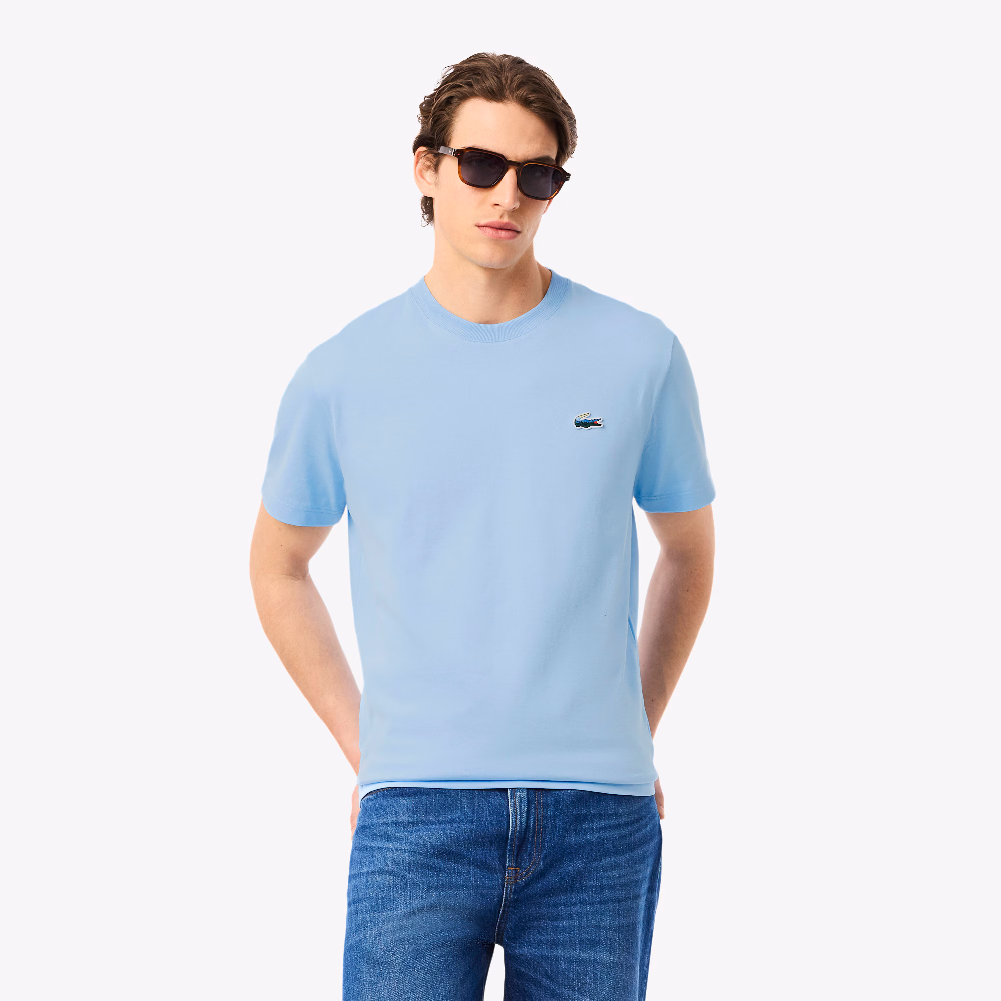 Men's Heavy Jersey Landscape Crocodile T-Shirt