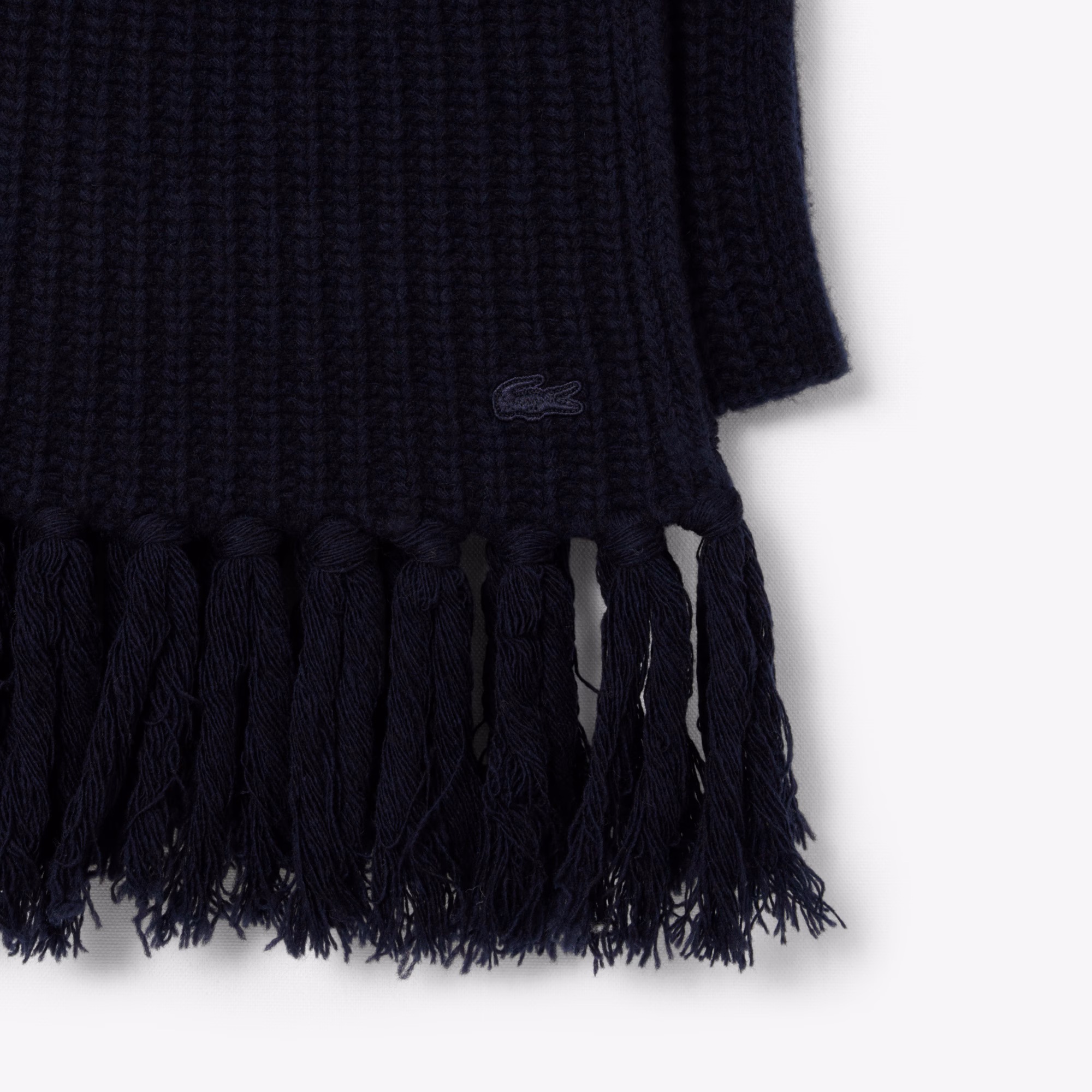 Women's Fringed Wool Scarf