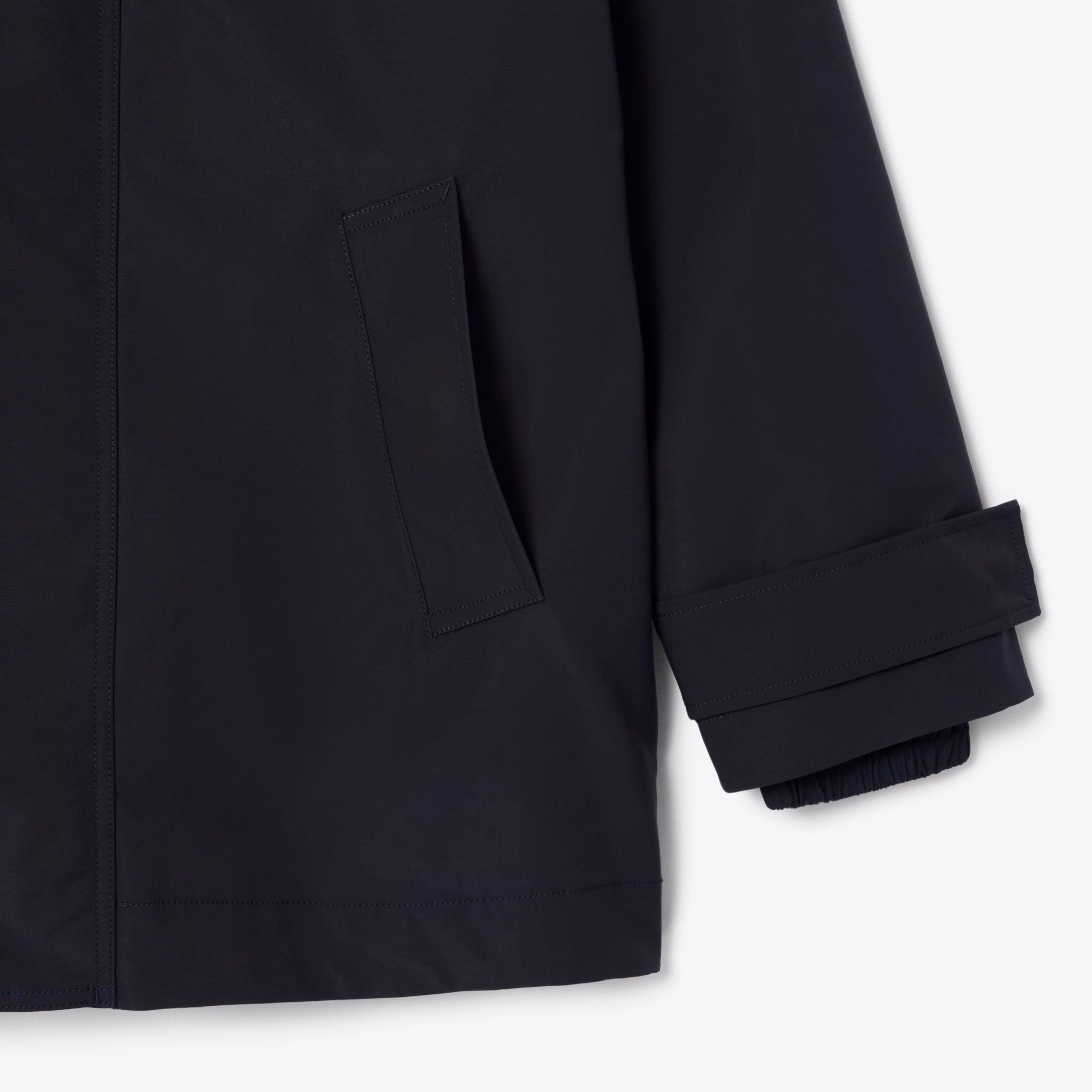 Men's Mid-Length Water-Repellent Hooded Parka