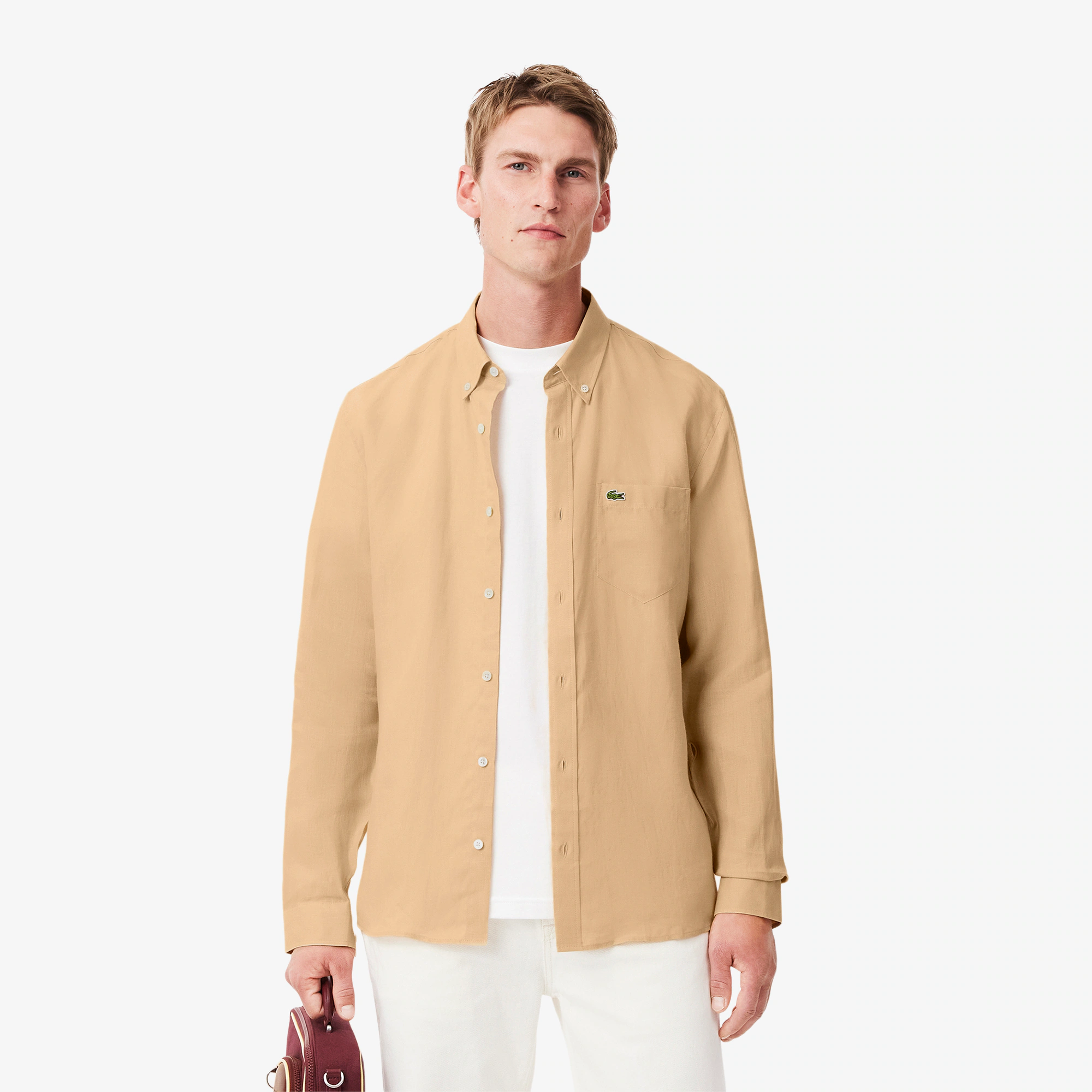 Men's Regular Fit Linen Shirt