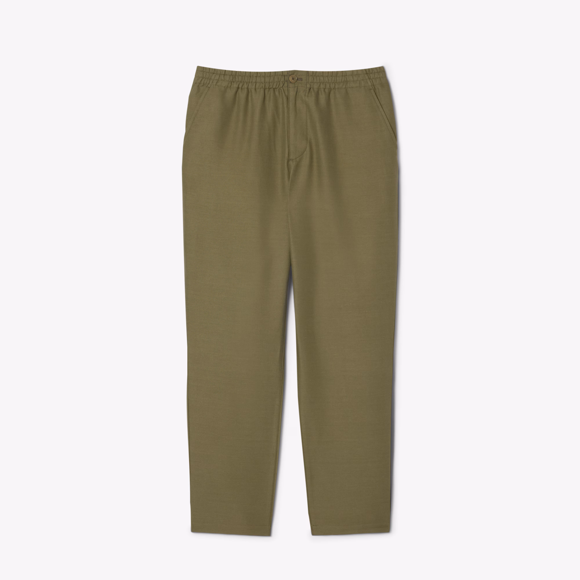 Men's Regular Fit Linen Twill Pants