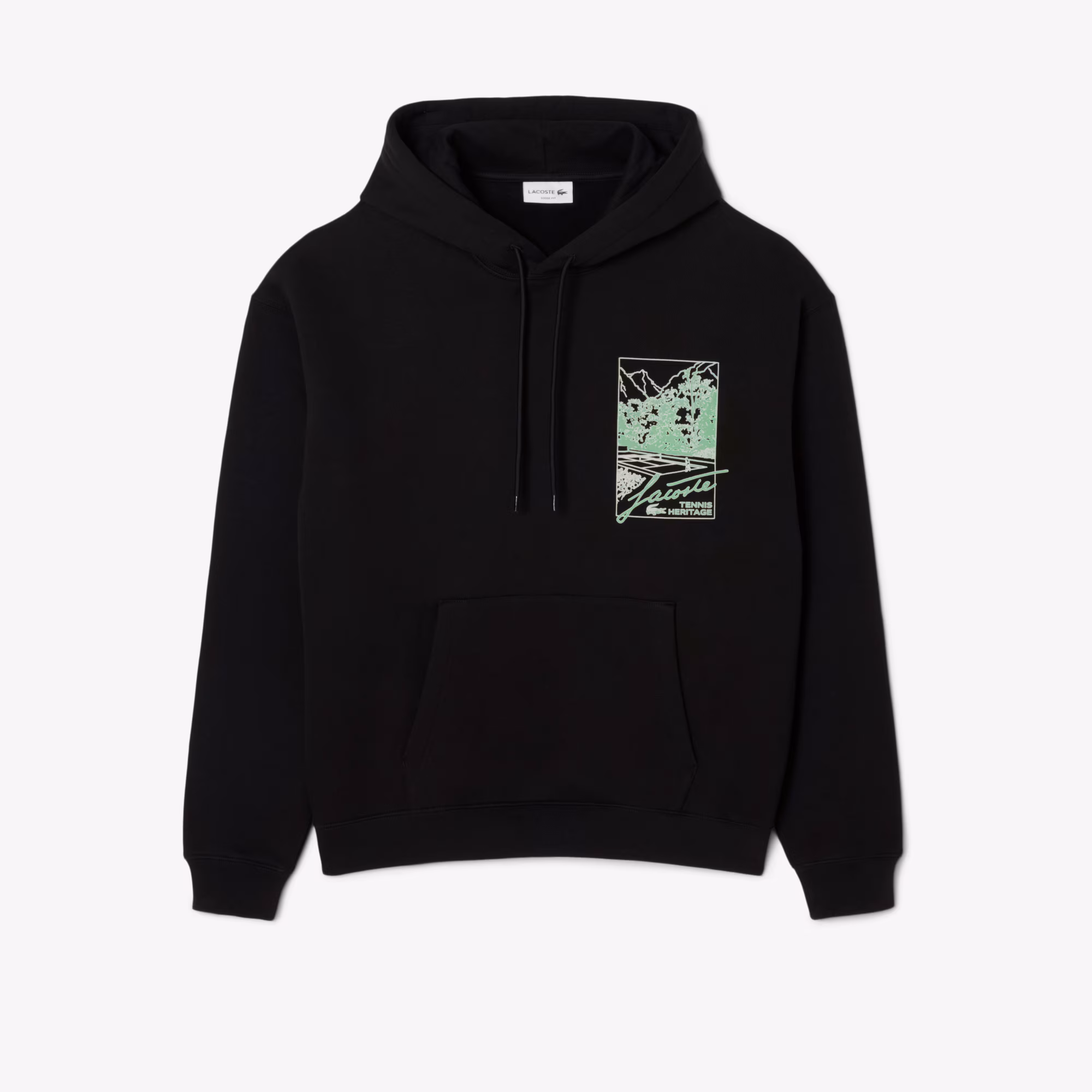 Men's Printed Fleece Hoodie