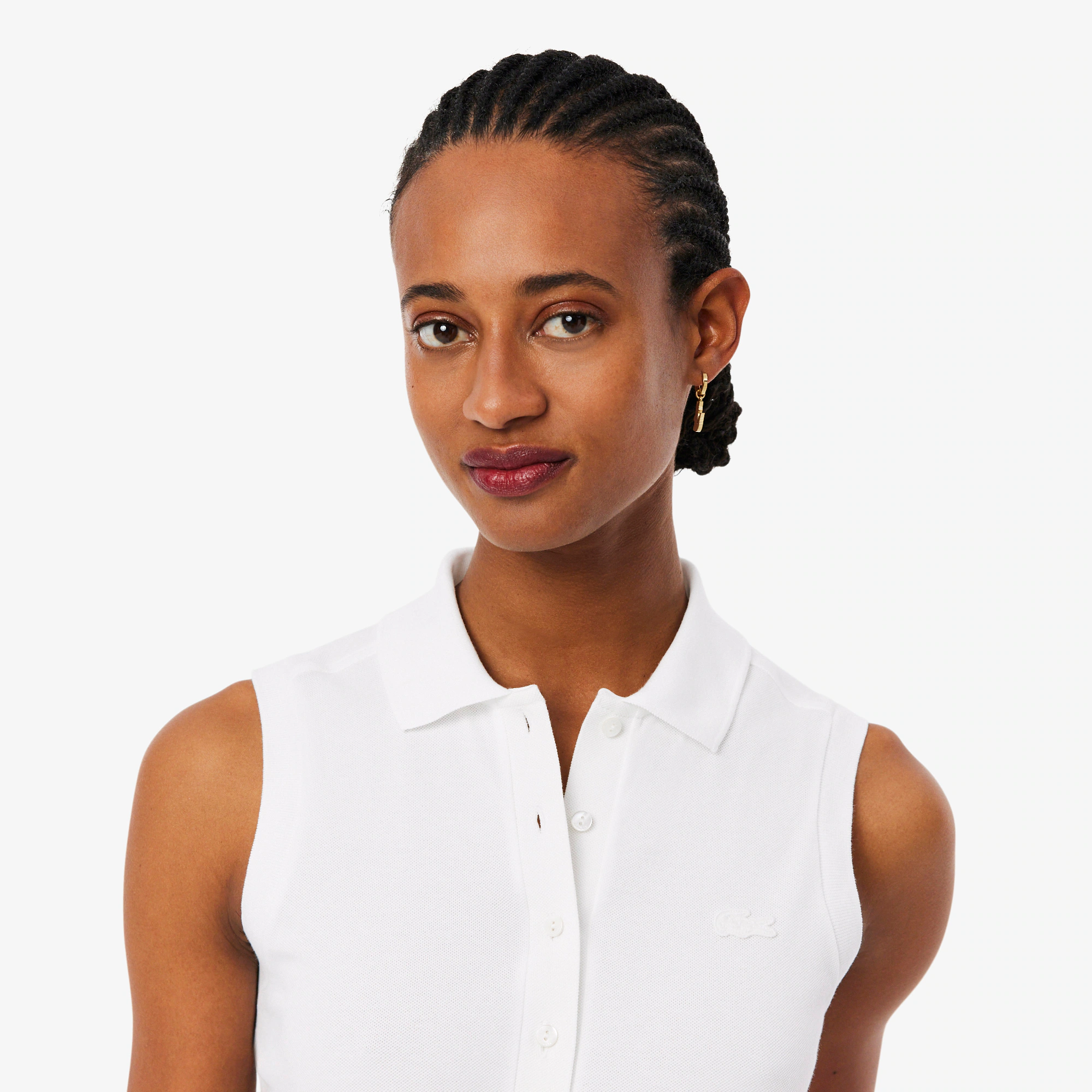 Women's Slim Fit L.12.D Sleeveless Stretch Polo