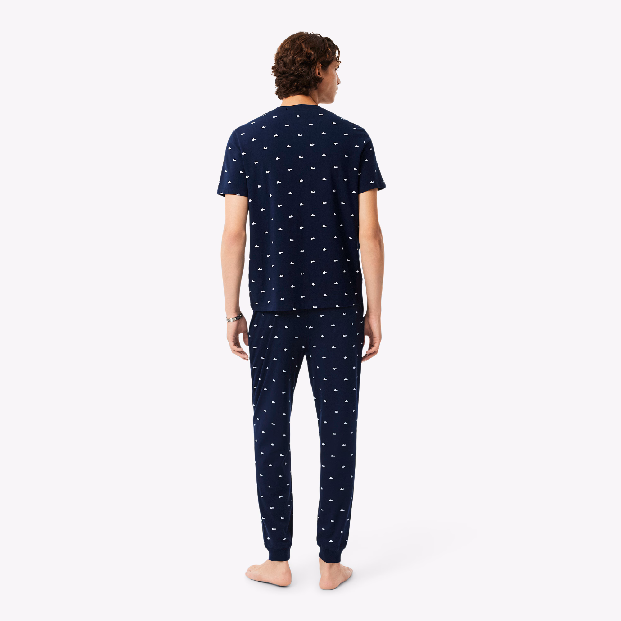 Men's Printed Cotton Pajama Bottoms