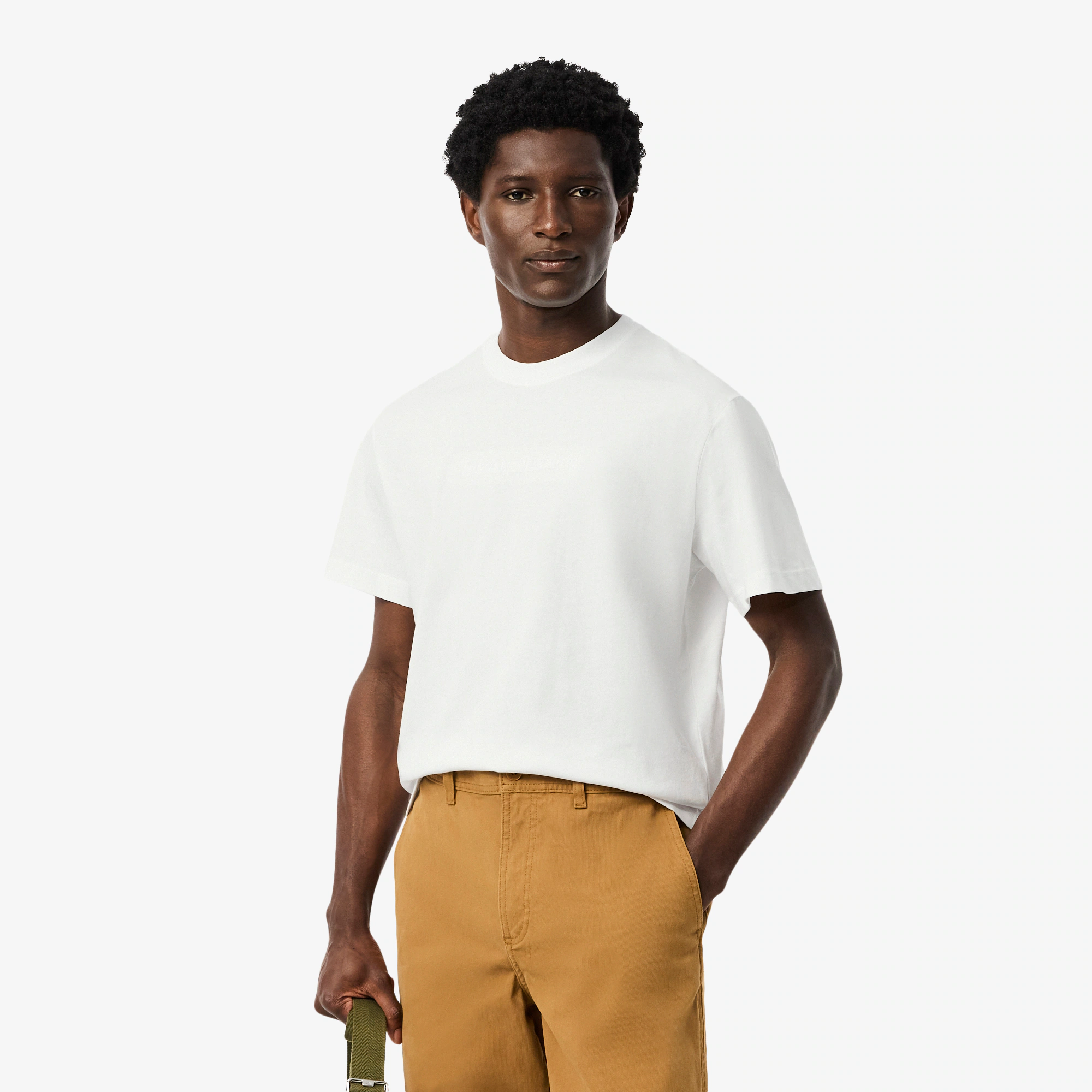 Men's Embroidered Cotton T-Shirt