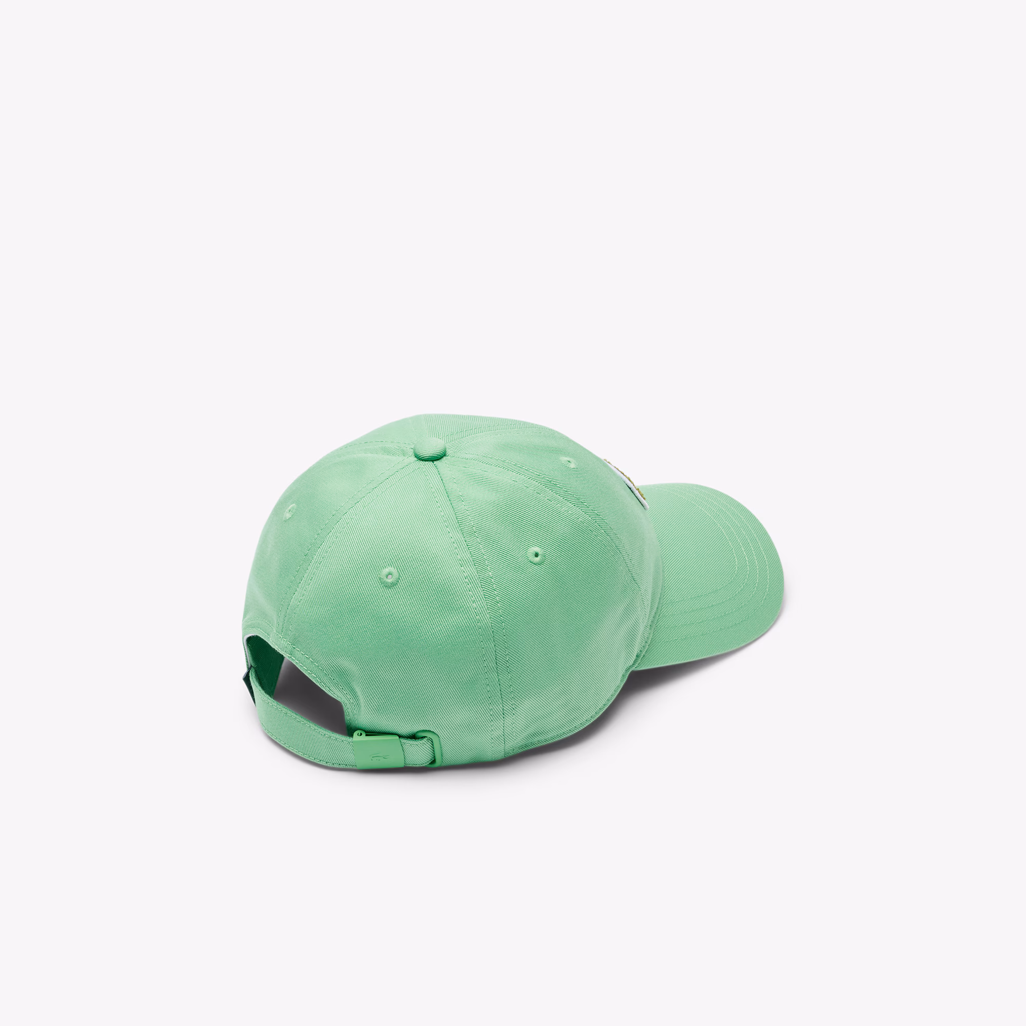 Unisex Crocodile Badge Cotton Twill Cap