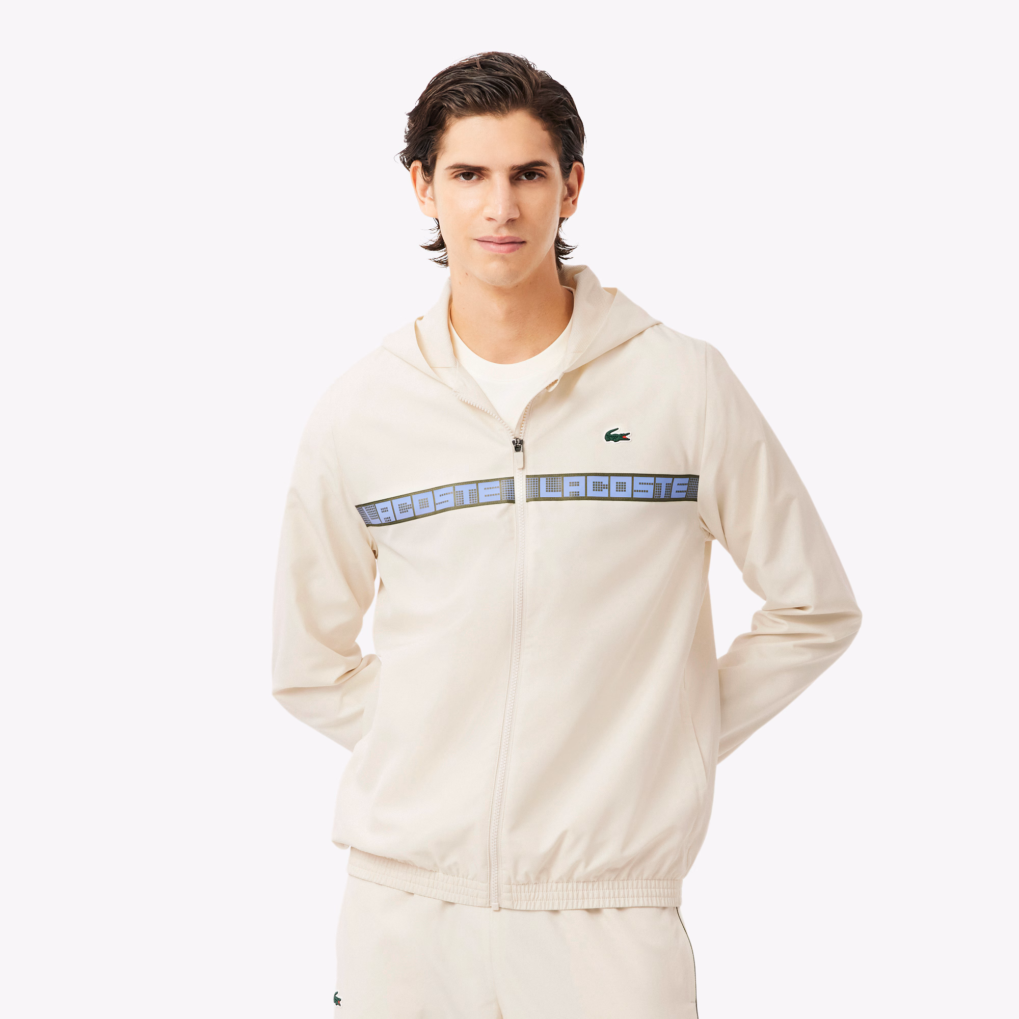 Men's Logo Stripe Tennis Tracksuit