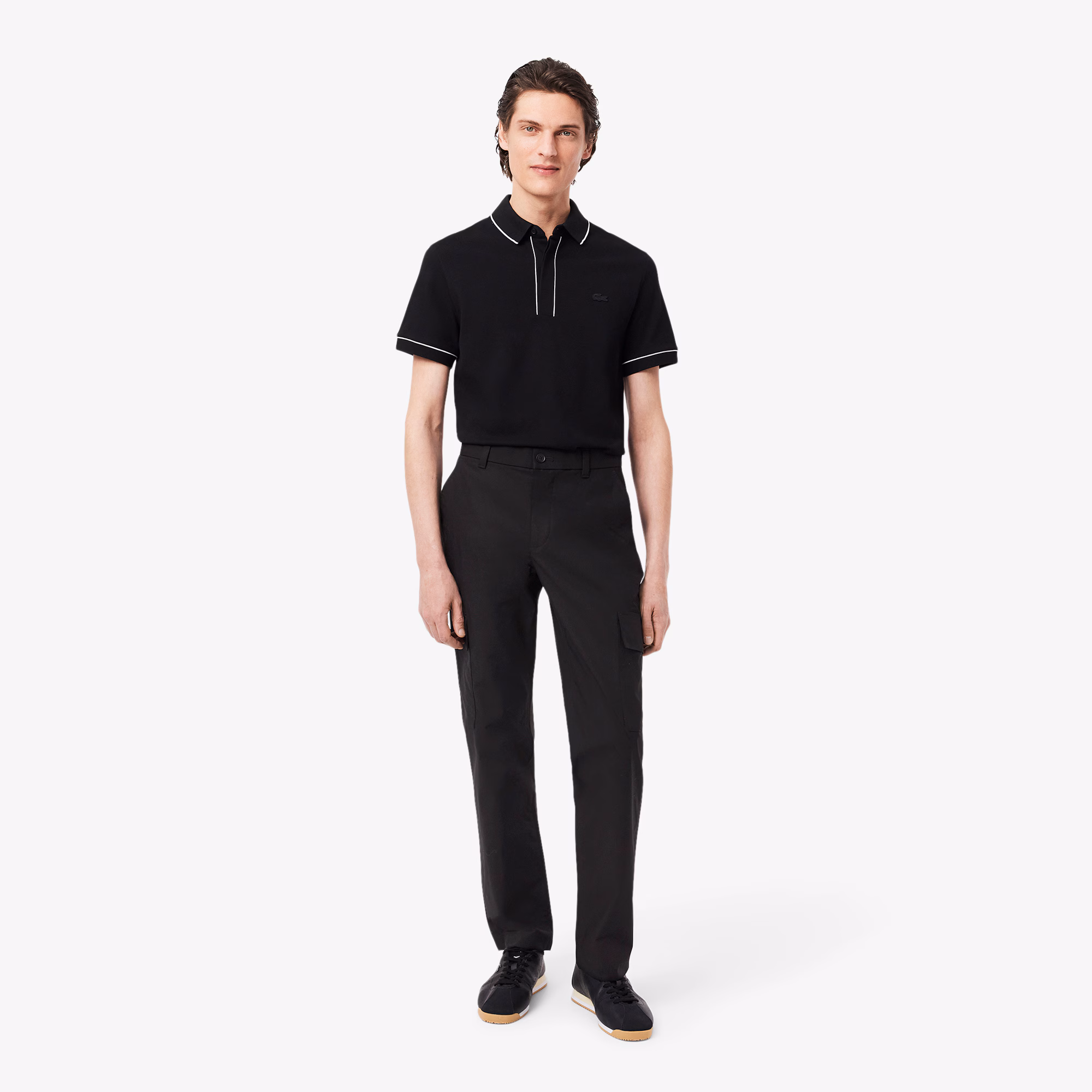 Men's Regular Fit Lightweight Cotton Cargo Pants