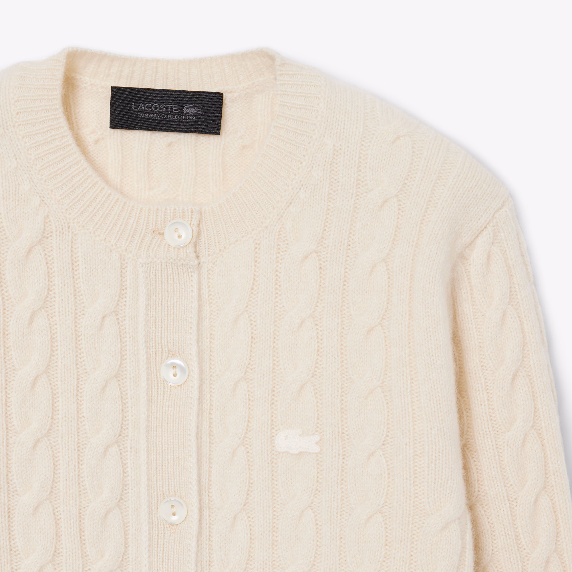 Runway Cashmere Cable Knit Cardigan