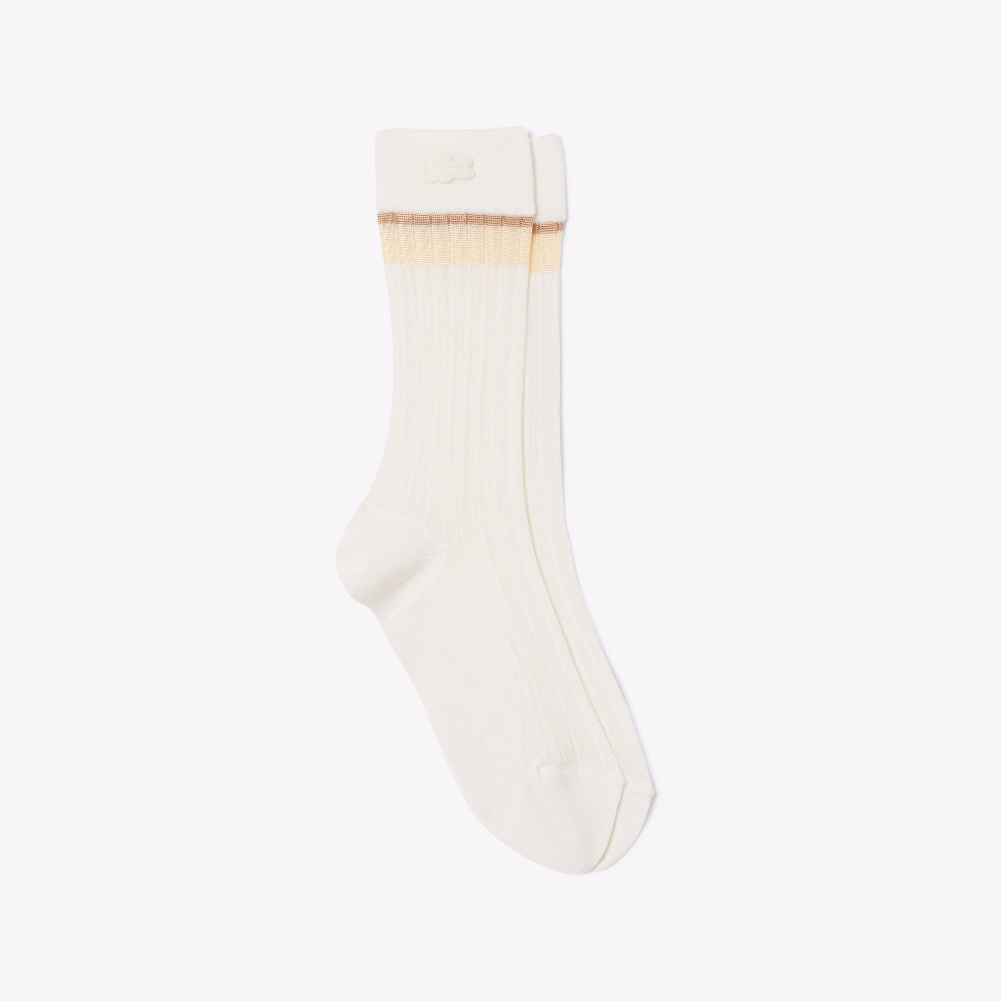 Runway Transparent Ribbed Socks