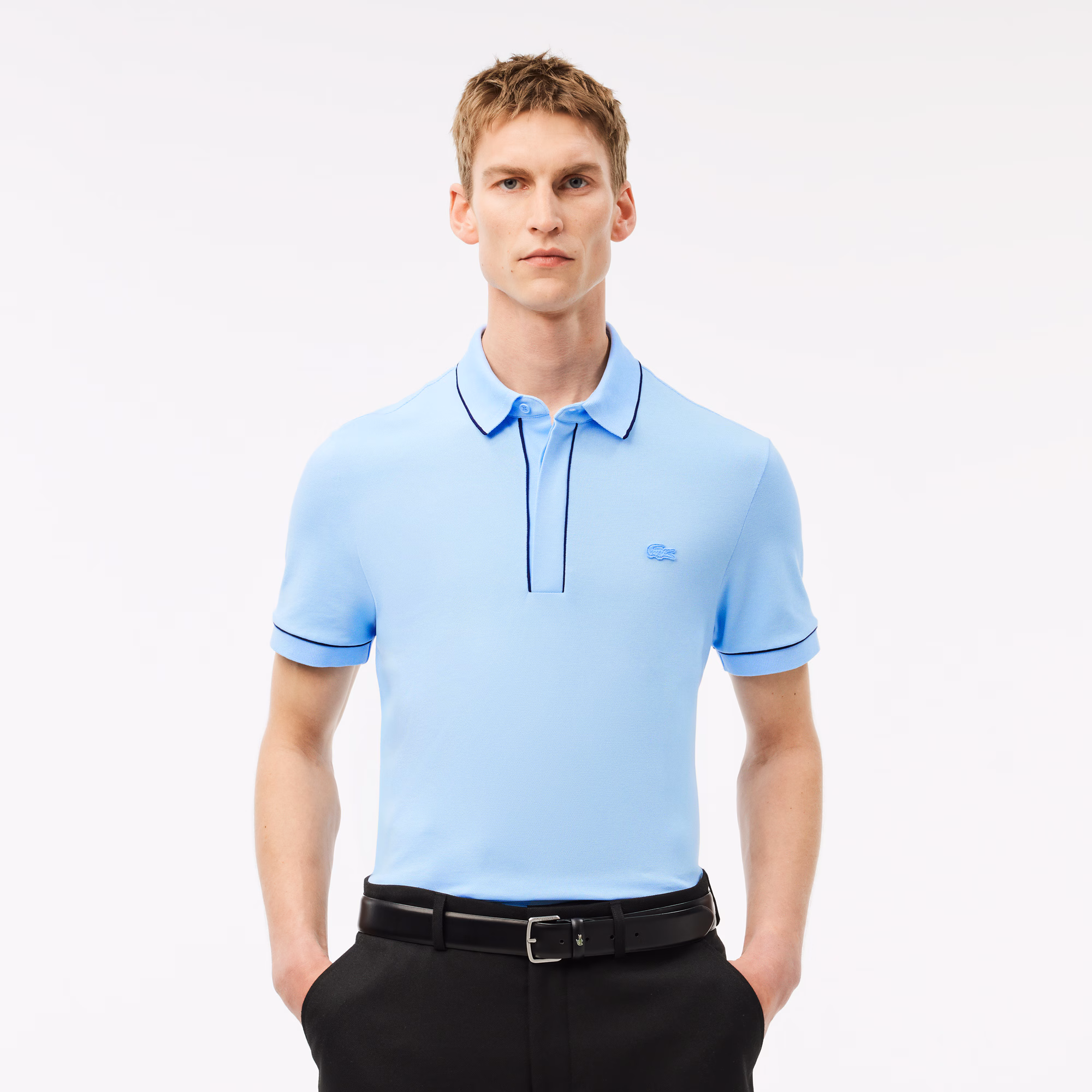 Men's Regular Fit Paris Stretch Piqué Polo