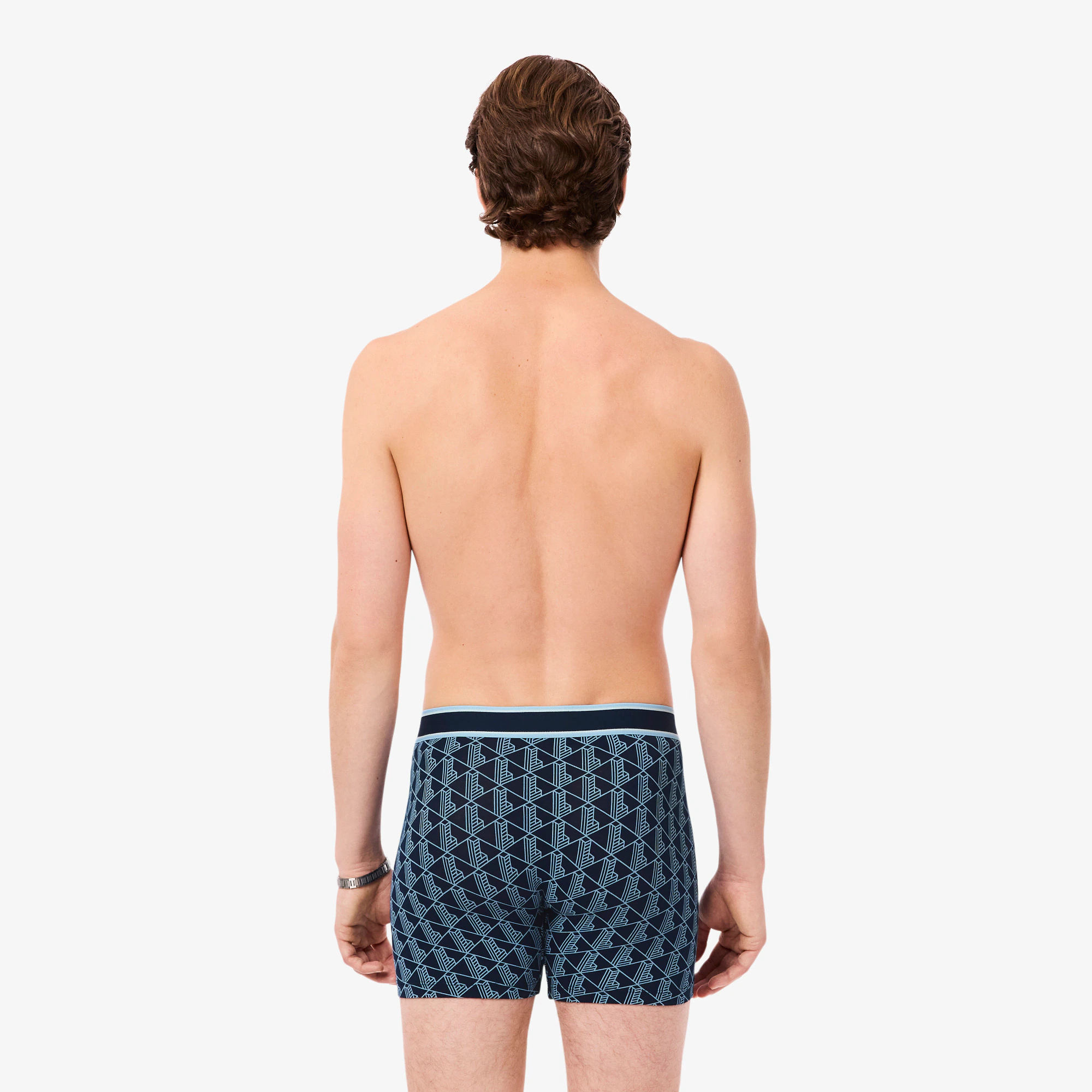 Men's Stretch Cotton Monogram Boxer Briefs