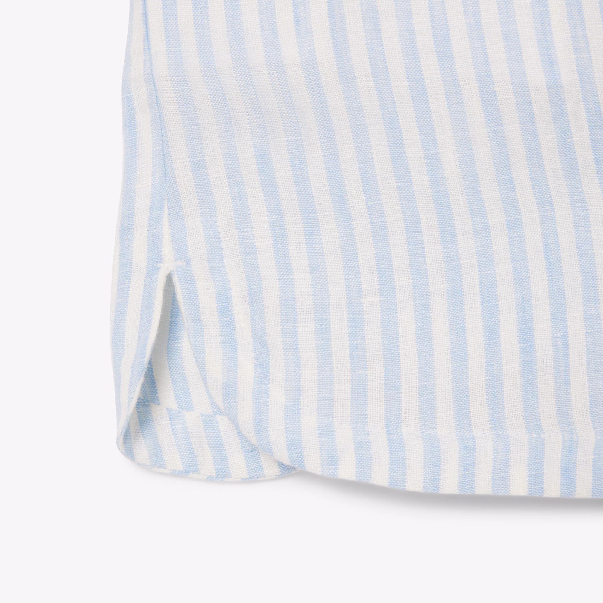 Women's Relaxed Fit Striped Linen Shorts