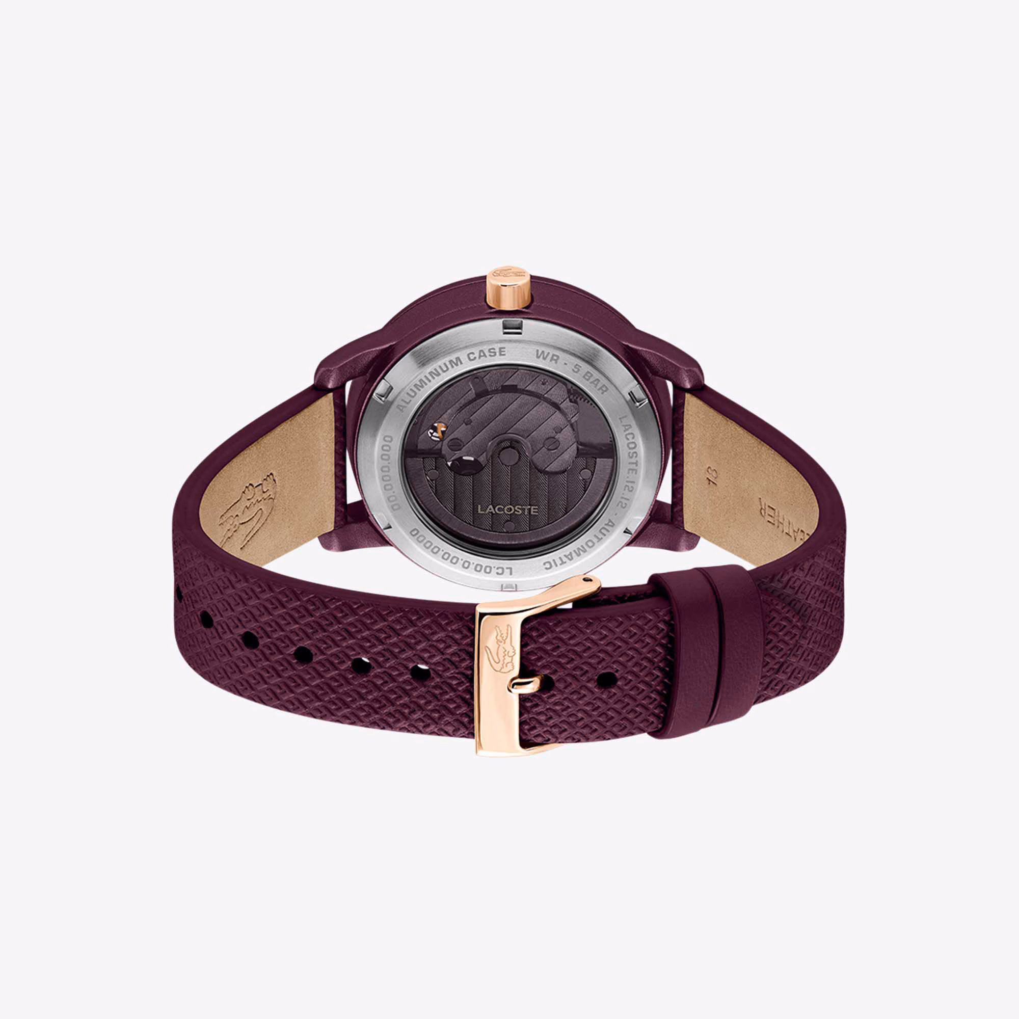 Lacoste.12.12 Auto Leather Automatic Watch