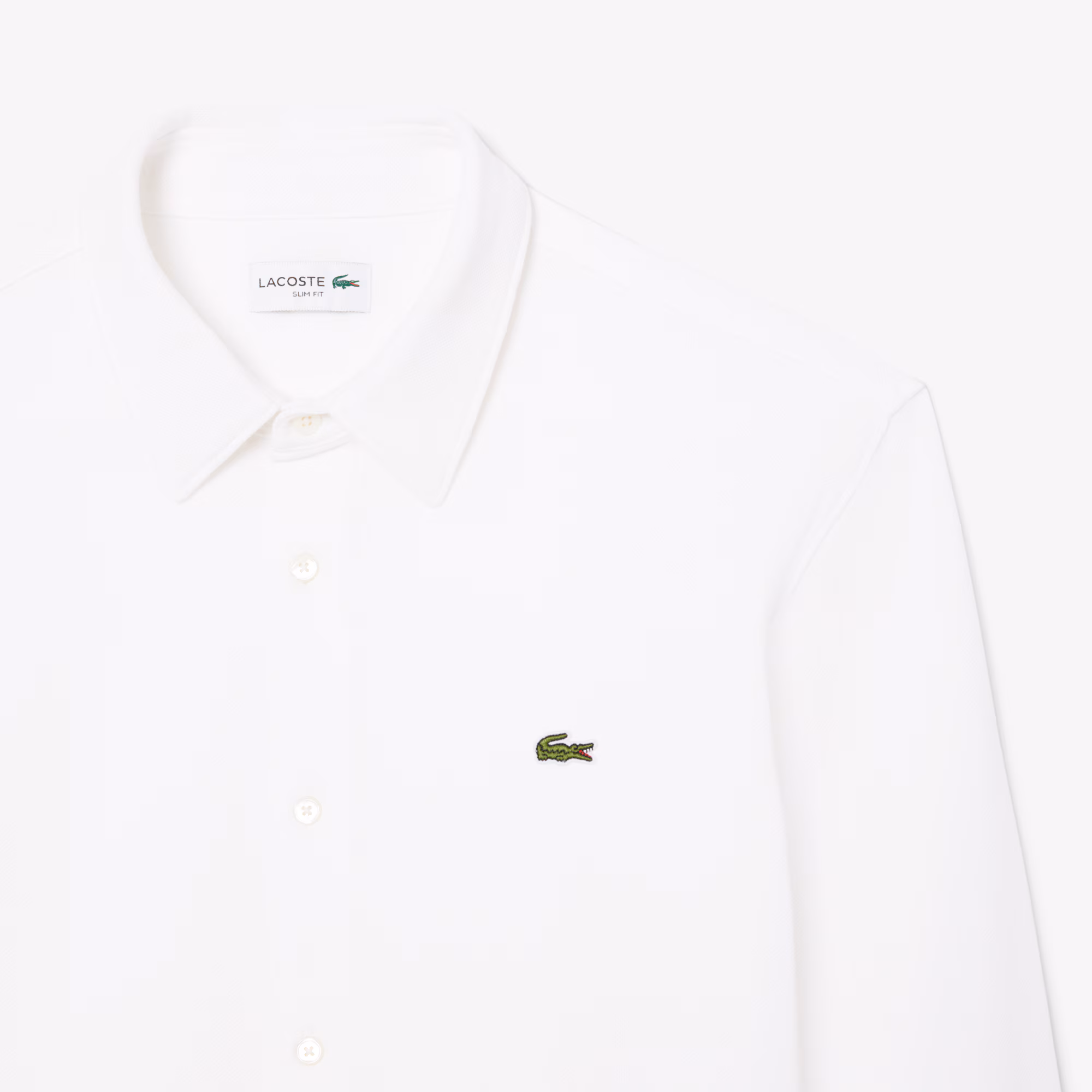 Men's Slim Fit Cotton Piqué Shirt