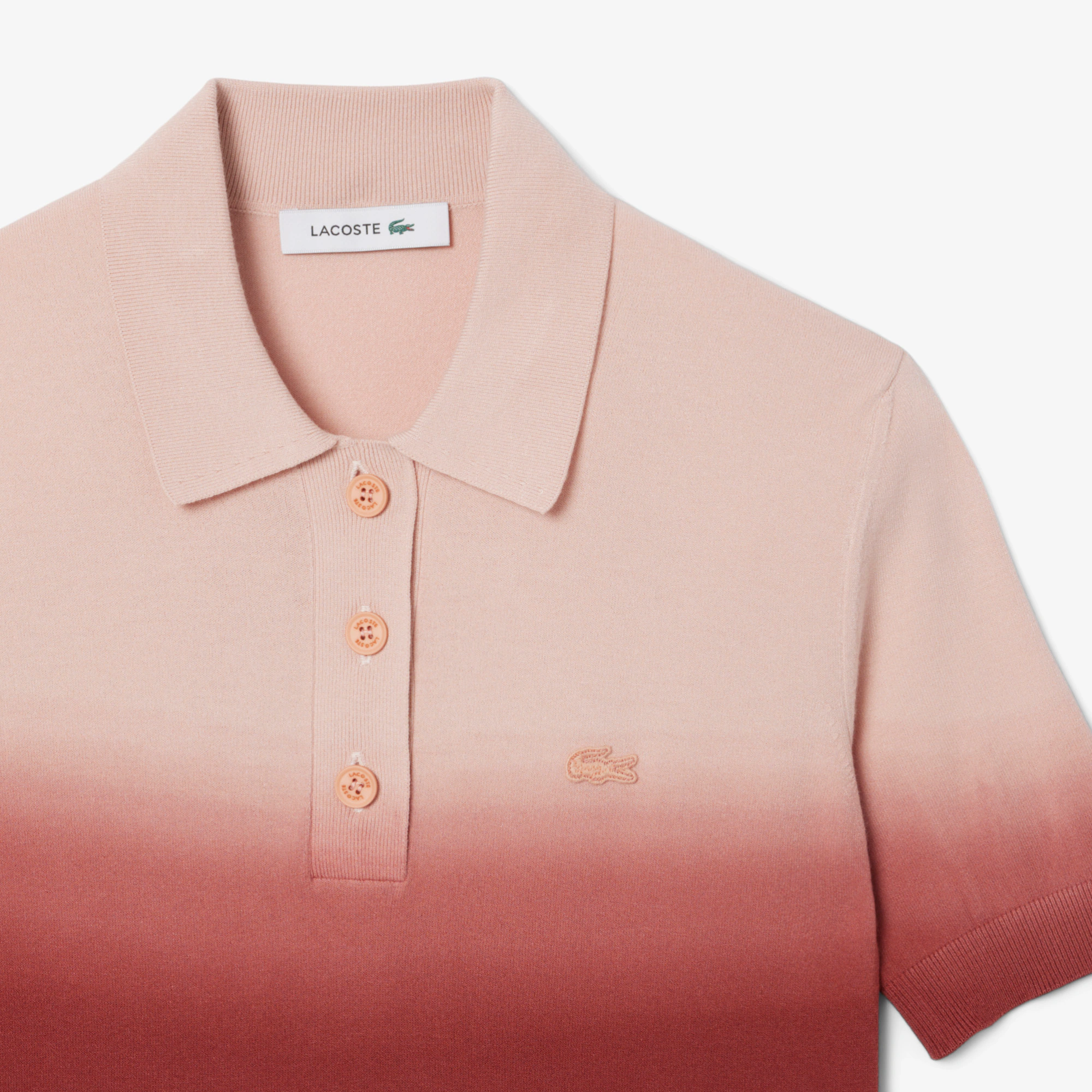 Women's Classic Fit Ombré Effect Knit Polo
