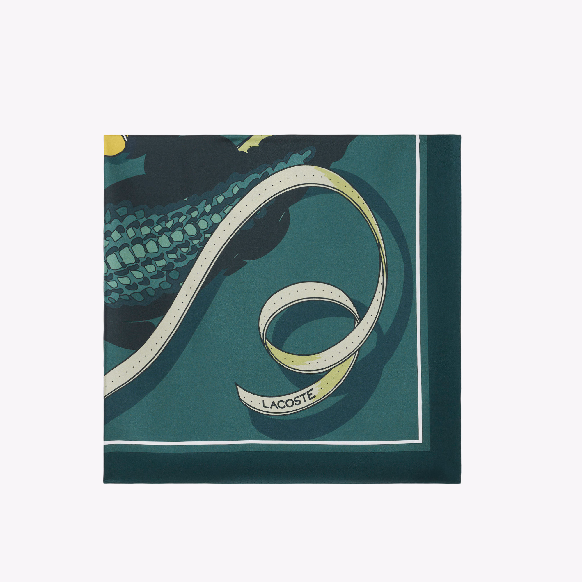 Runway Print Silk Square