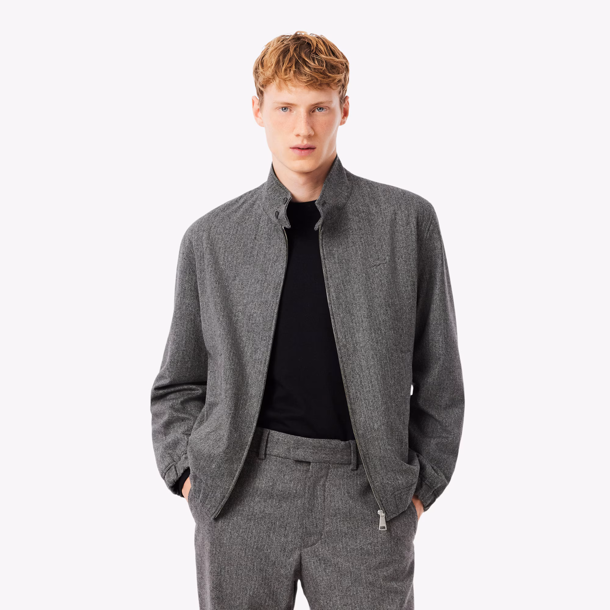 Men's Wool Harrington Jacket