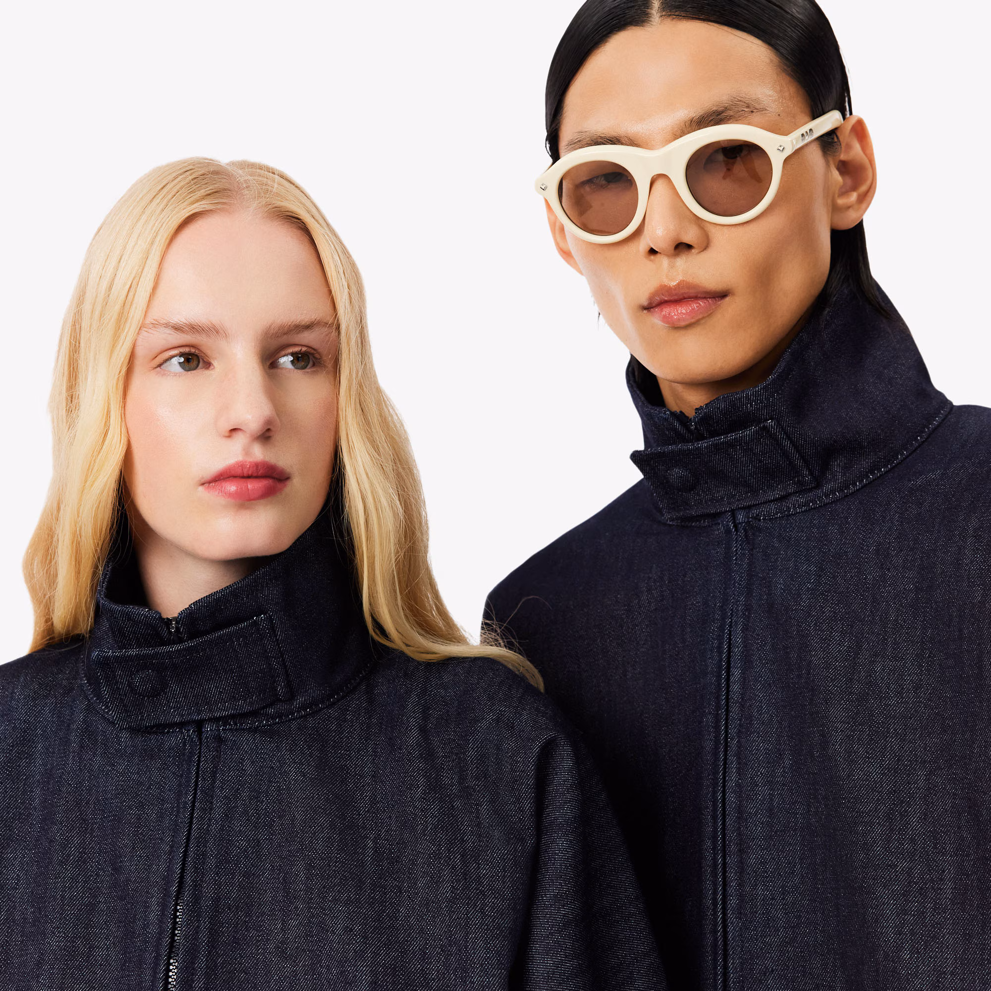 Runway Denim Track Jacket