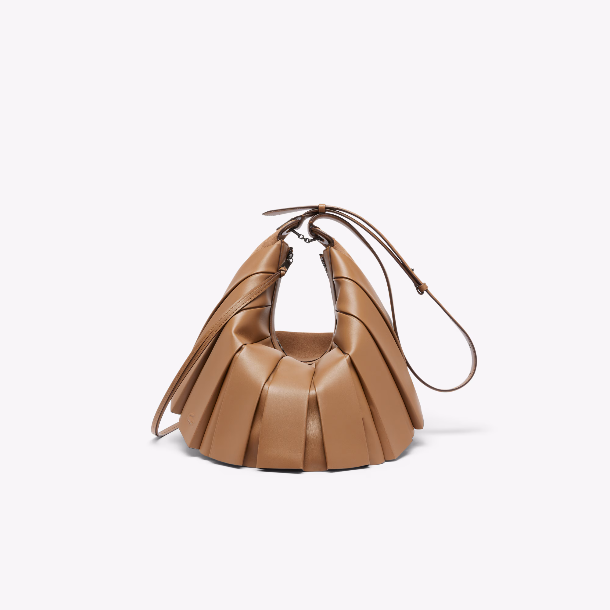 Runway XL Lenglen Suede Leather Hobo Bag
