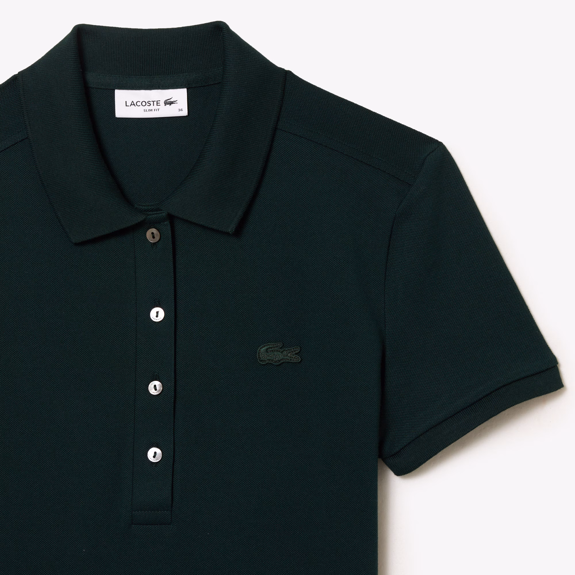 Women's Slim Fit Stretch Mini Piqué Polo Dress