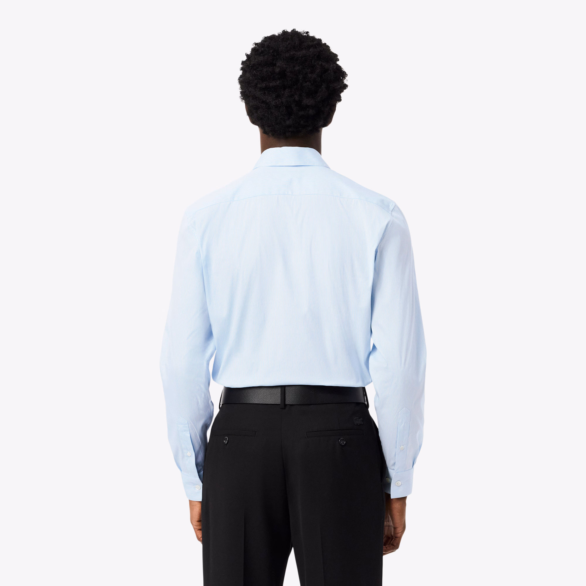 Men's Slim Fit Striped Stretch Button Down Shirt