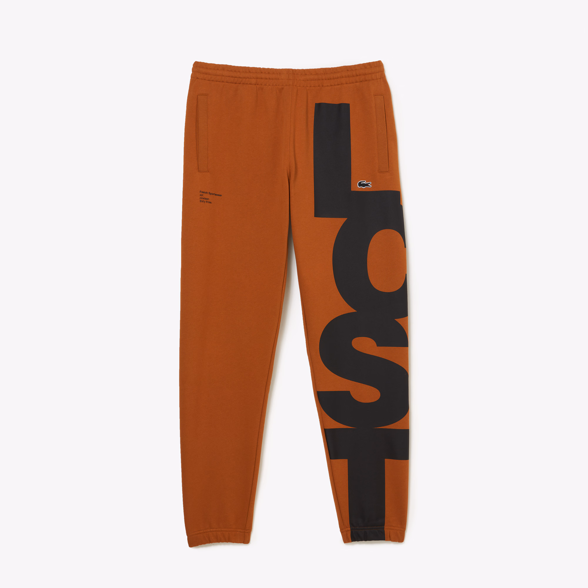 Men's Contrast Lettering Cotton Sweatpants