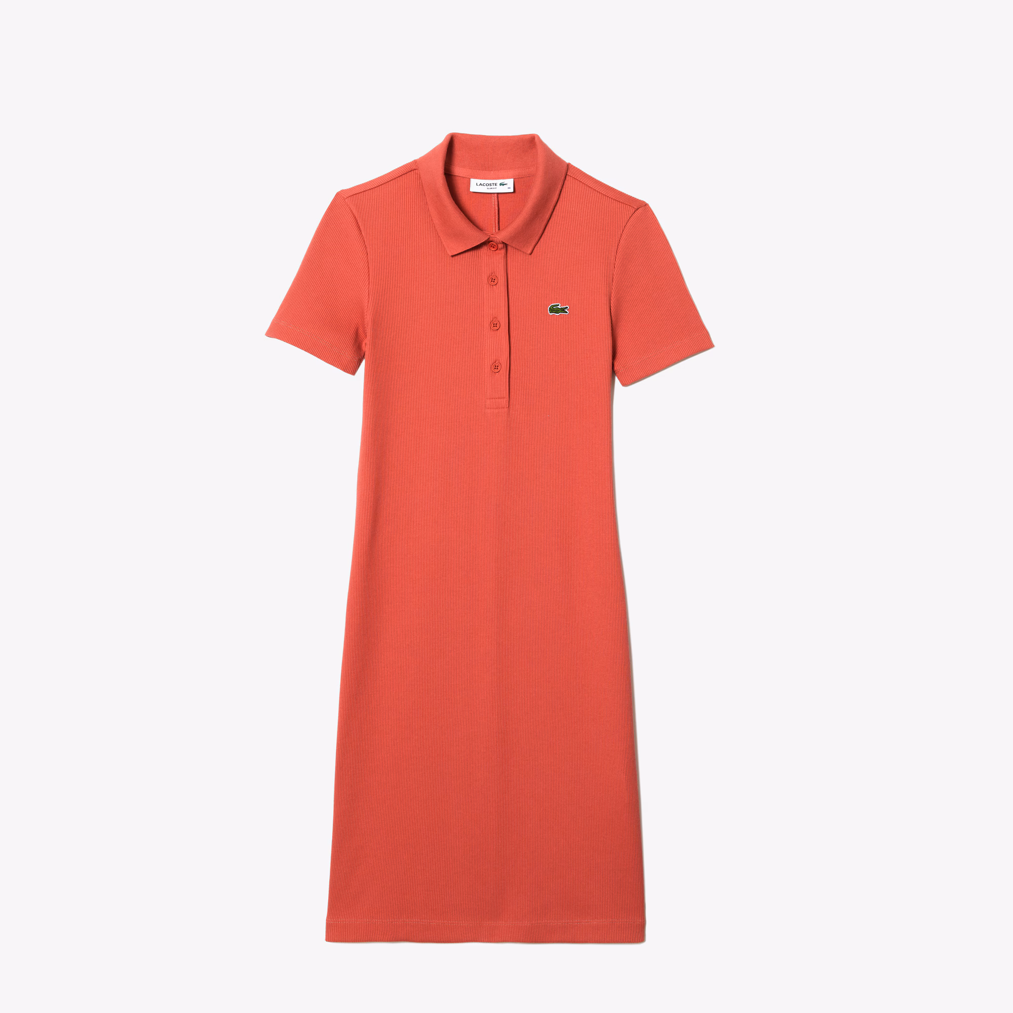 Women's Slim Fit Ribbed Cotton Dress
