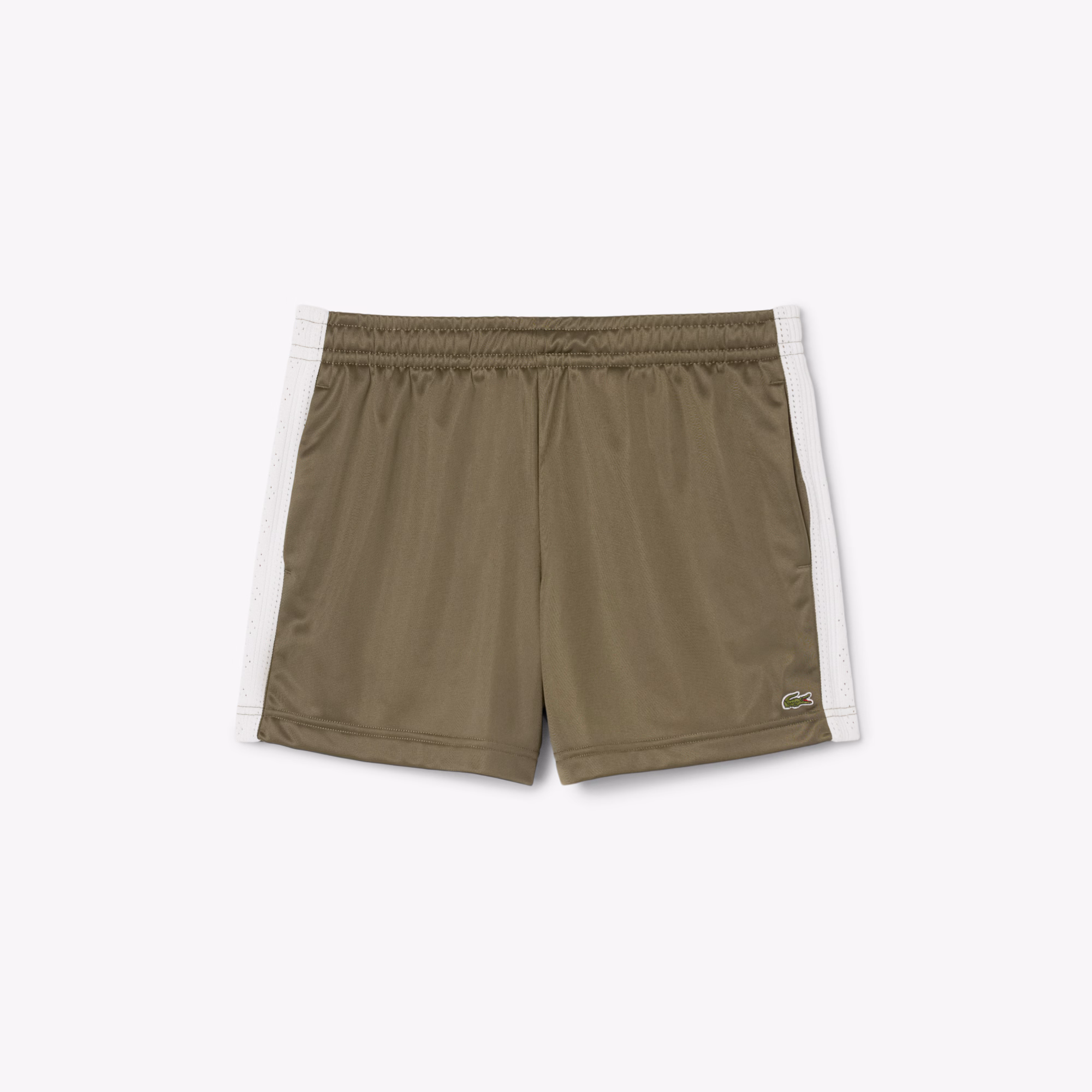 Women's Satin Jersey Pointelle Stripe Shorts