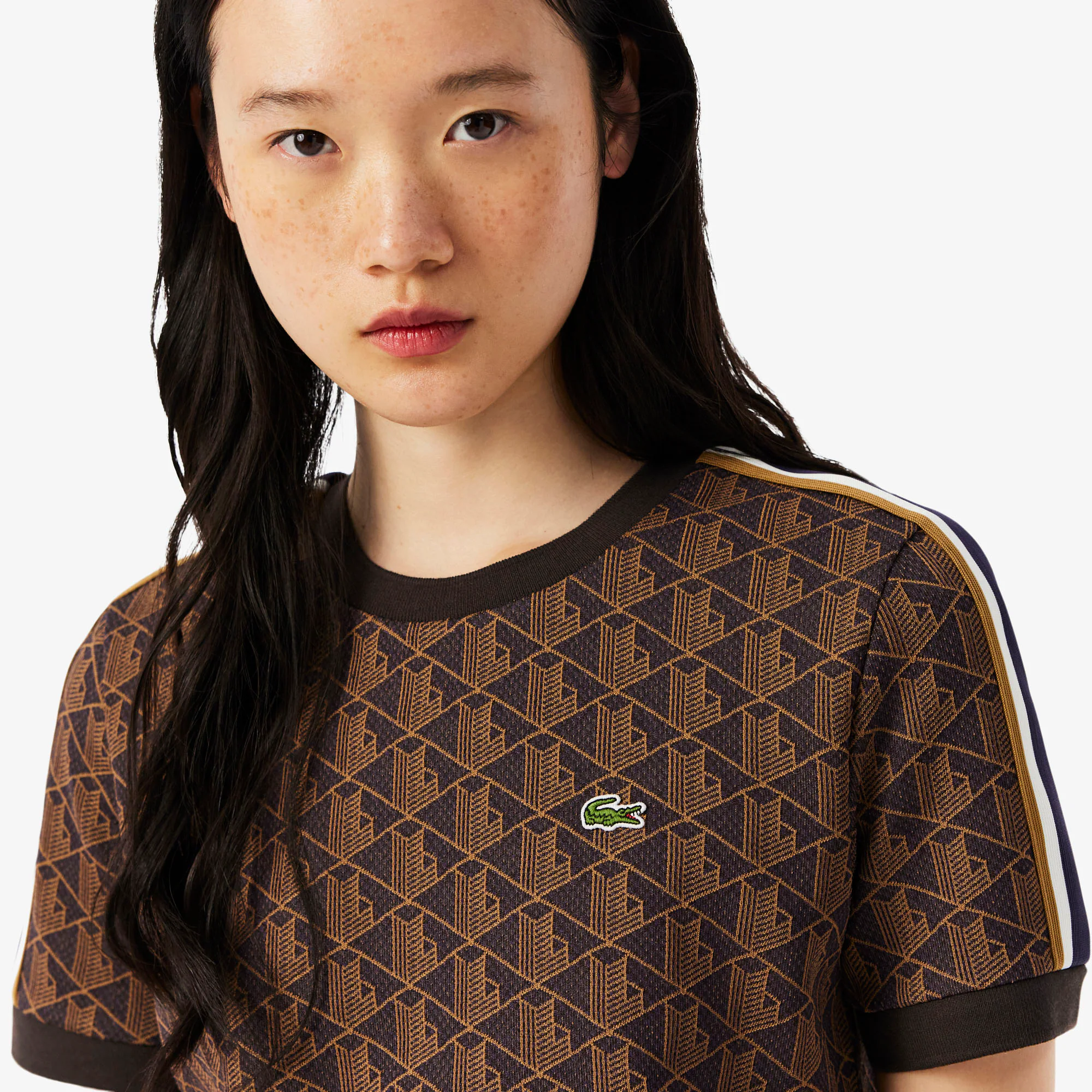 Women's Slim Fit Monogram T-Shirt