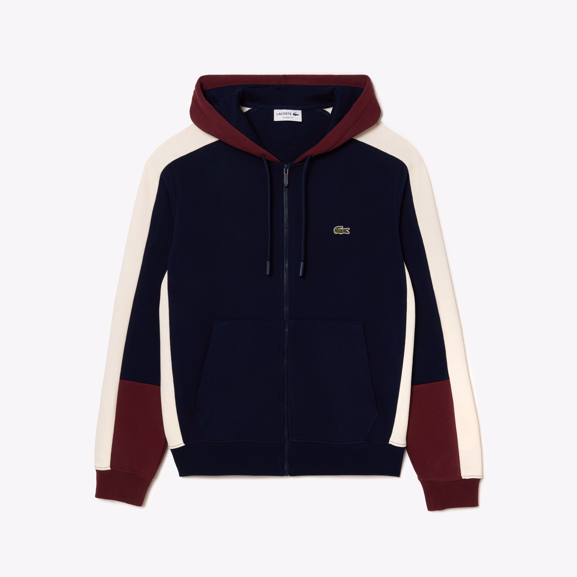 Men's Zip-Up Colorblock Hoodie