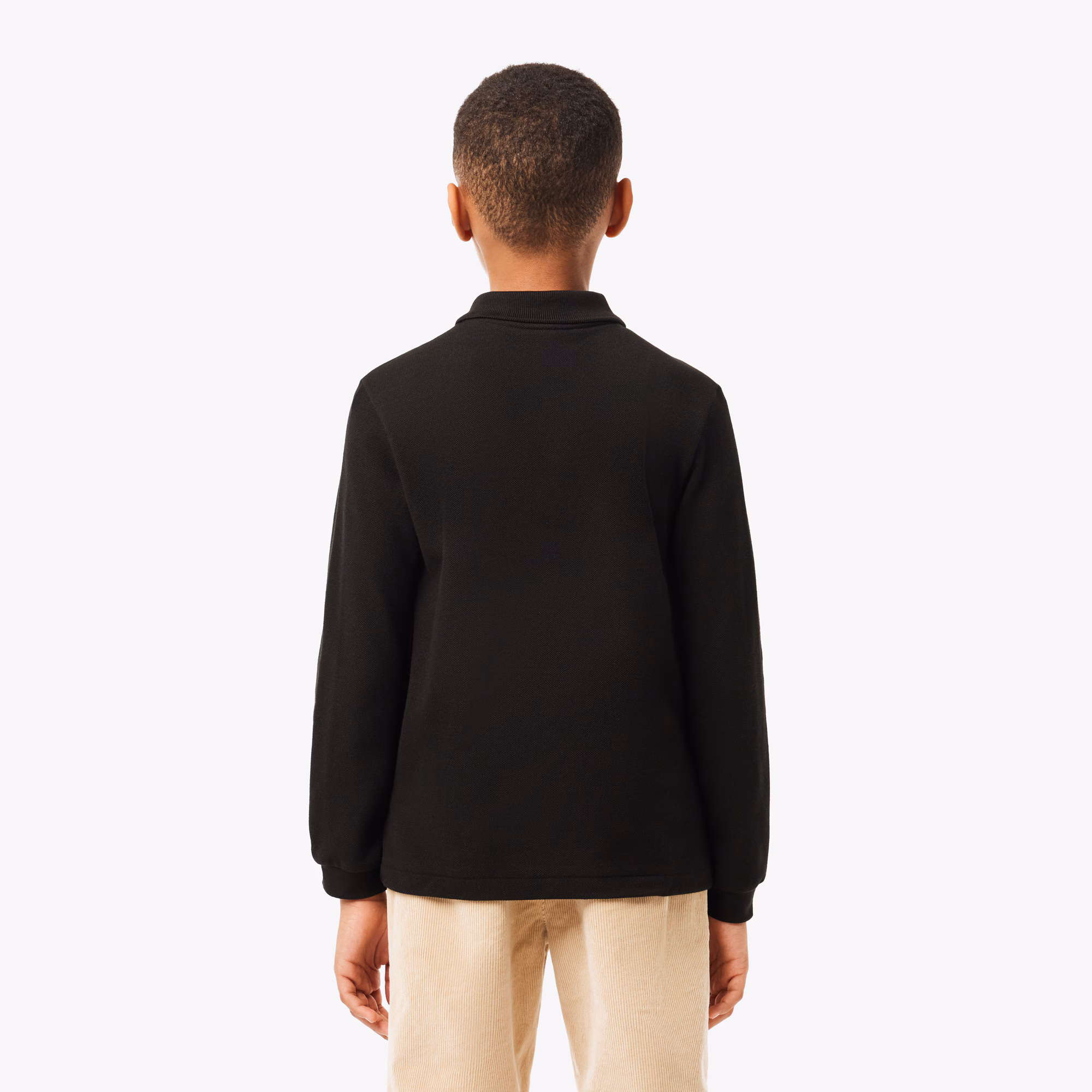 Kids' Long Sleeve Petit Piqué Polo
