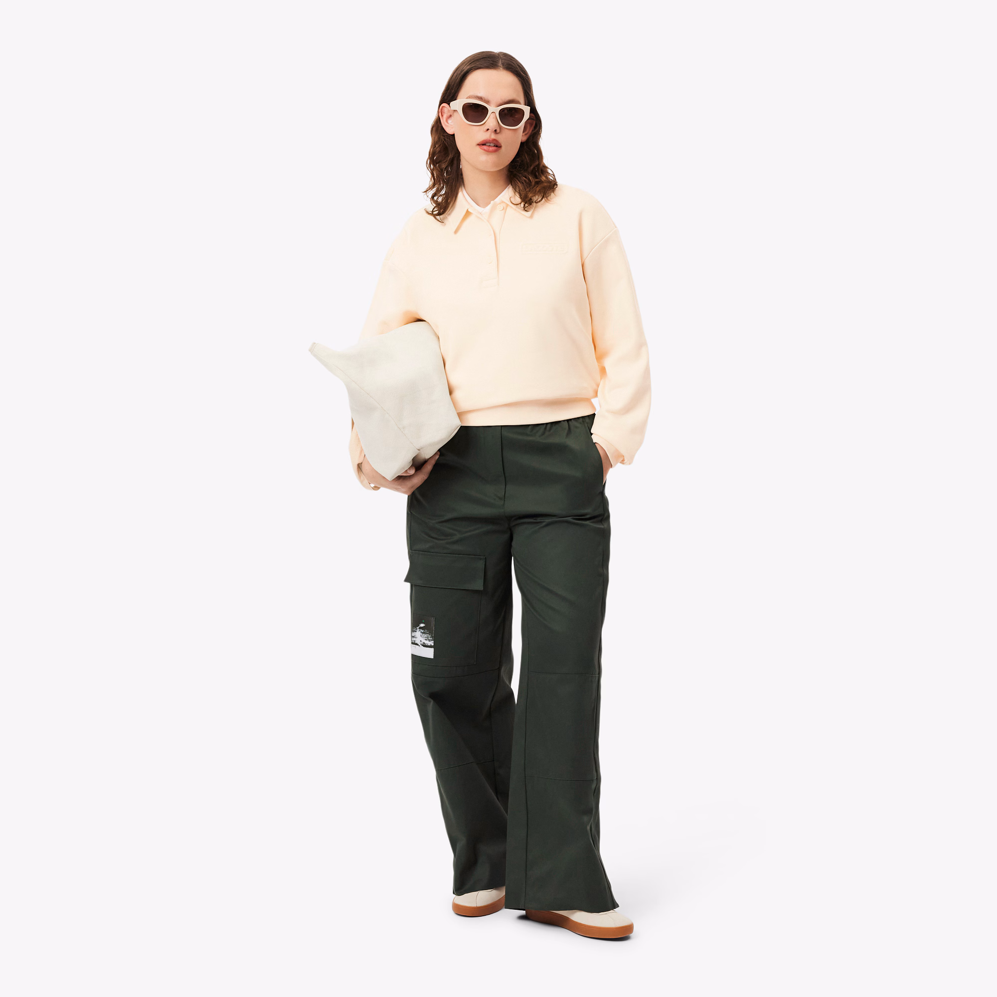 Women's Polo Collar Sweatshirt