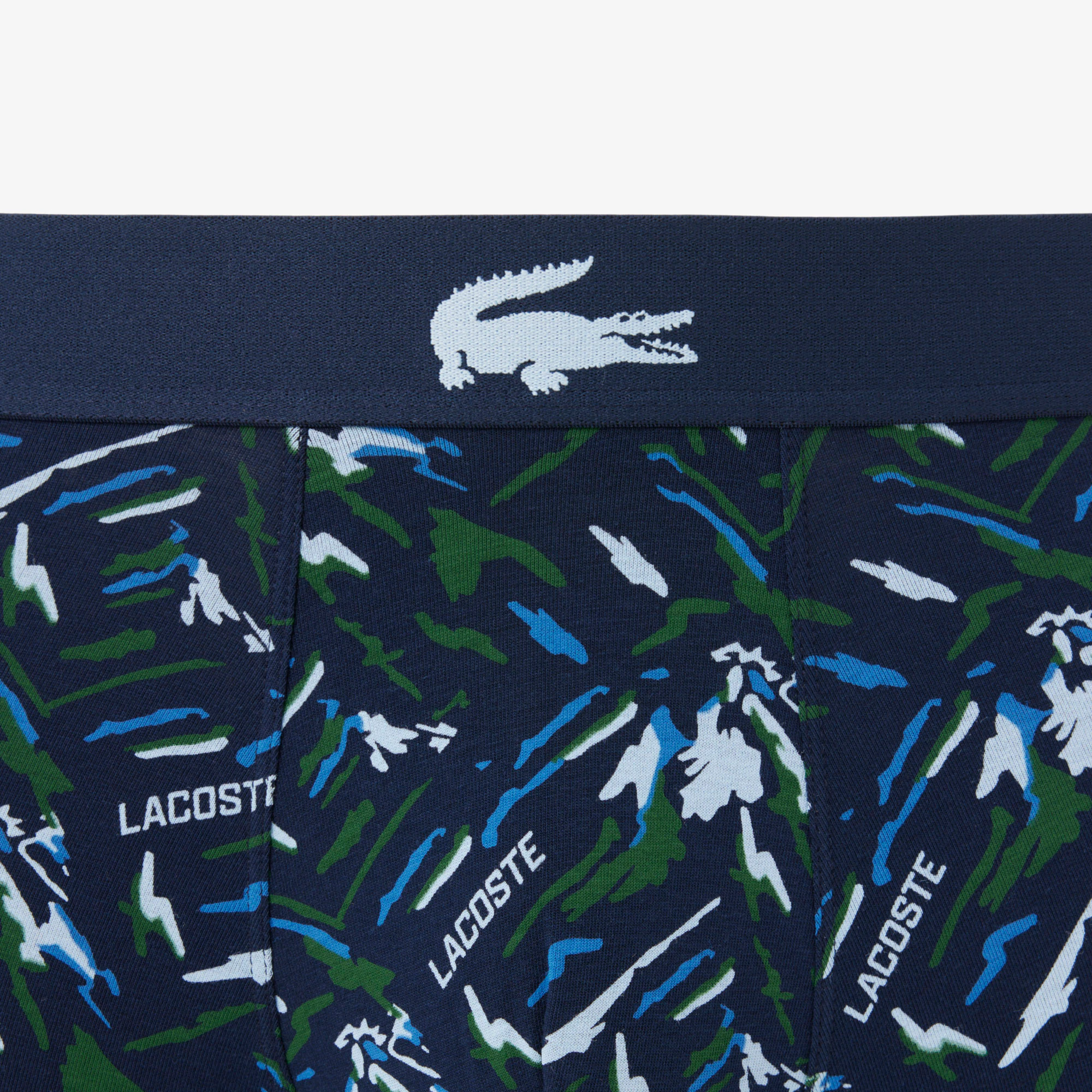 Men's Printed Stretch Cotton Boxer Briefs