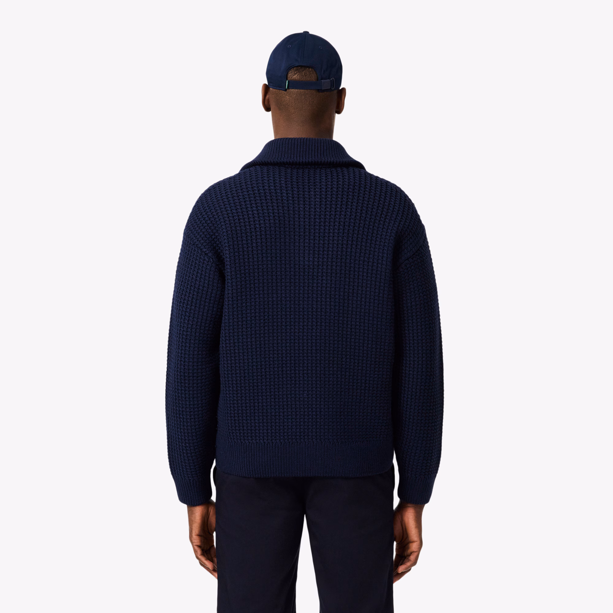Men's Half-Zip Heavy Wool Sweater