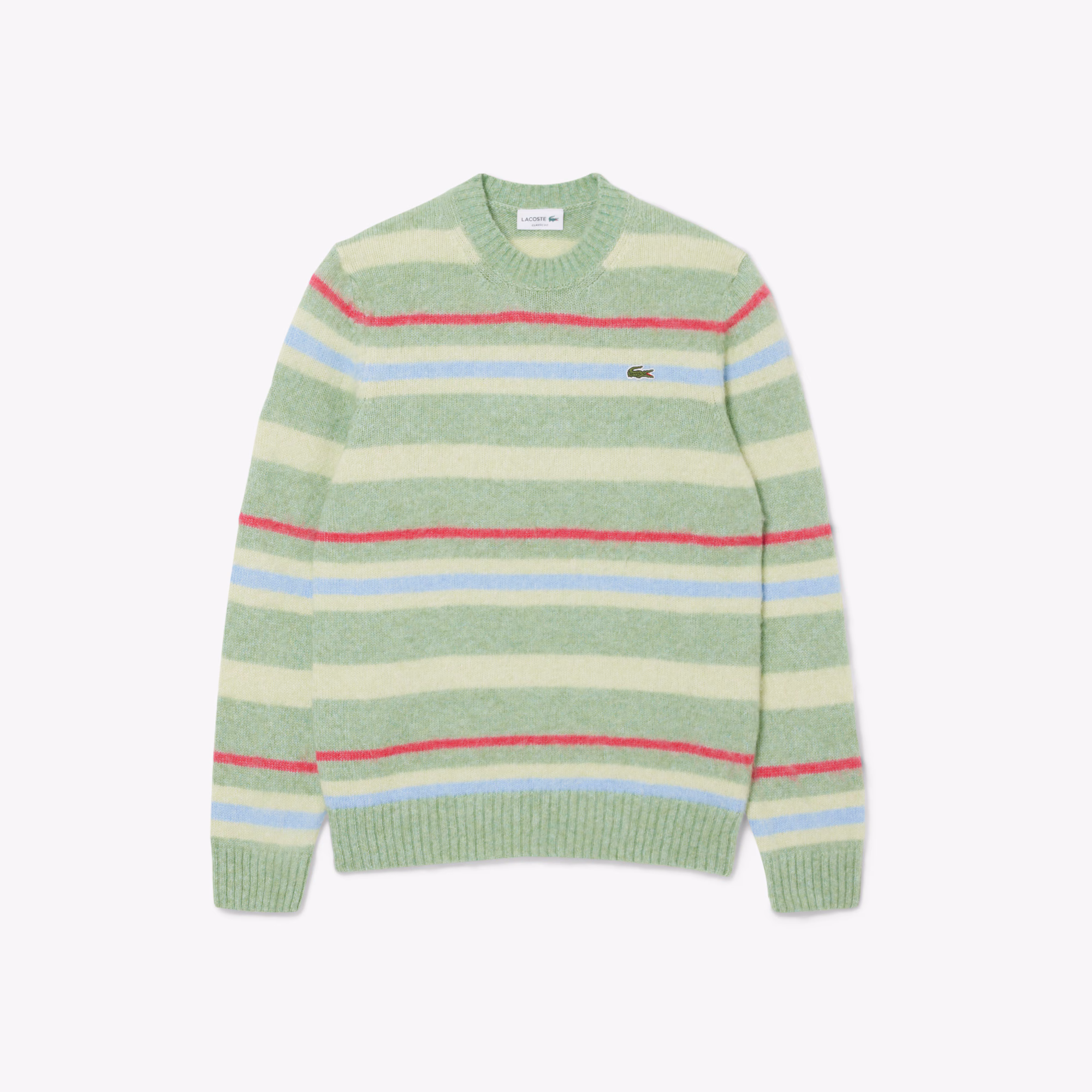 Men's Striped Alpaca Wool Sweater