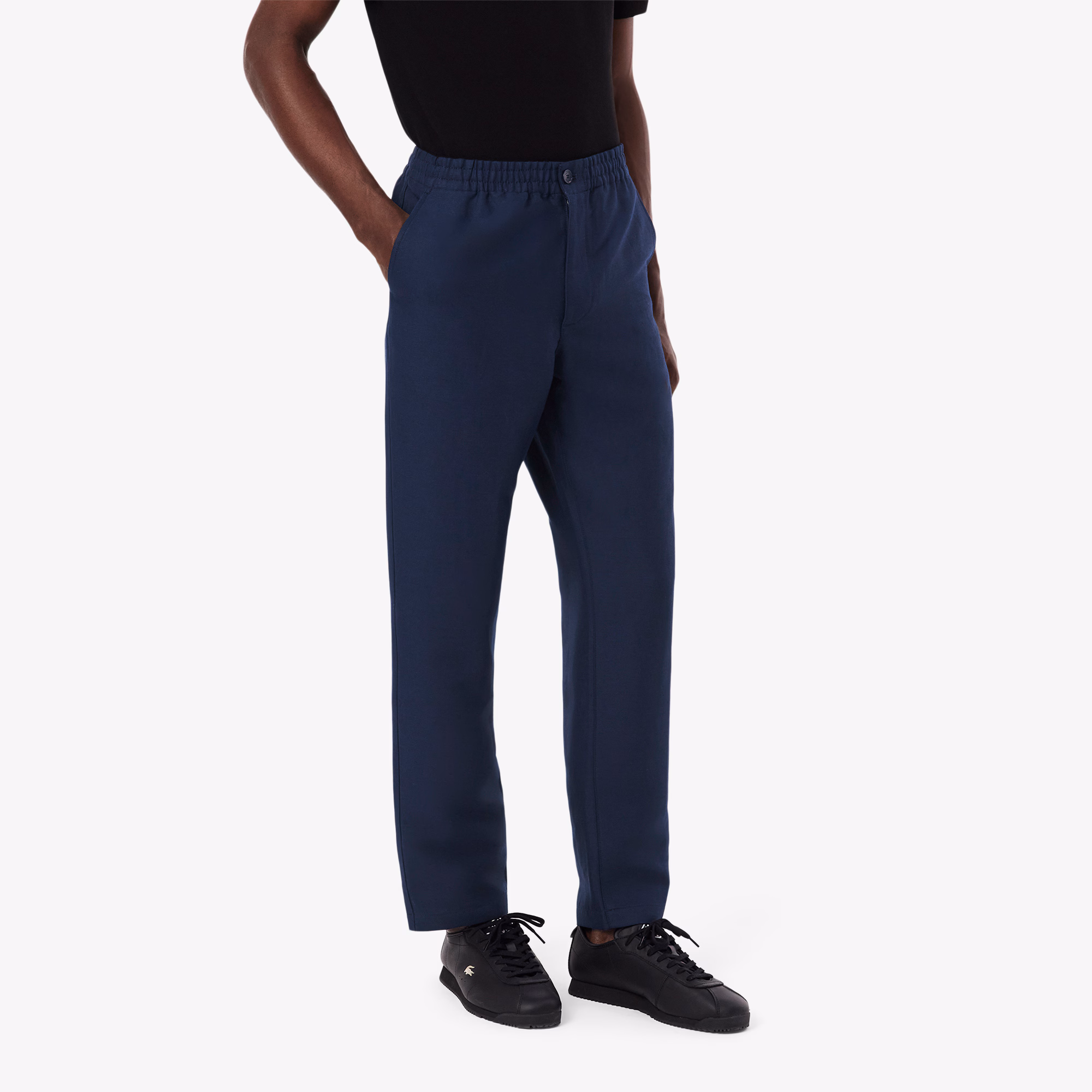 Men's Regular Fit Linen Twill Pants