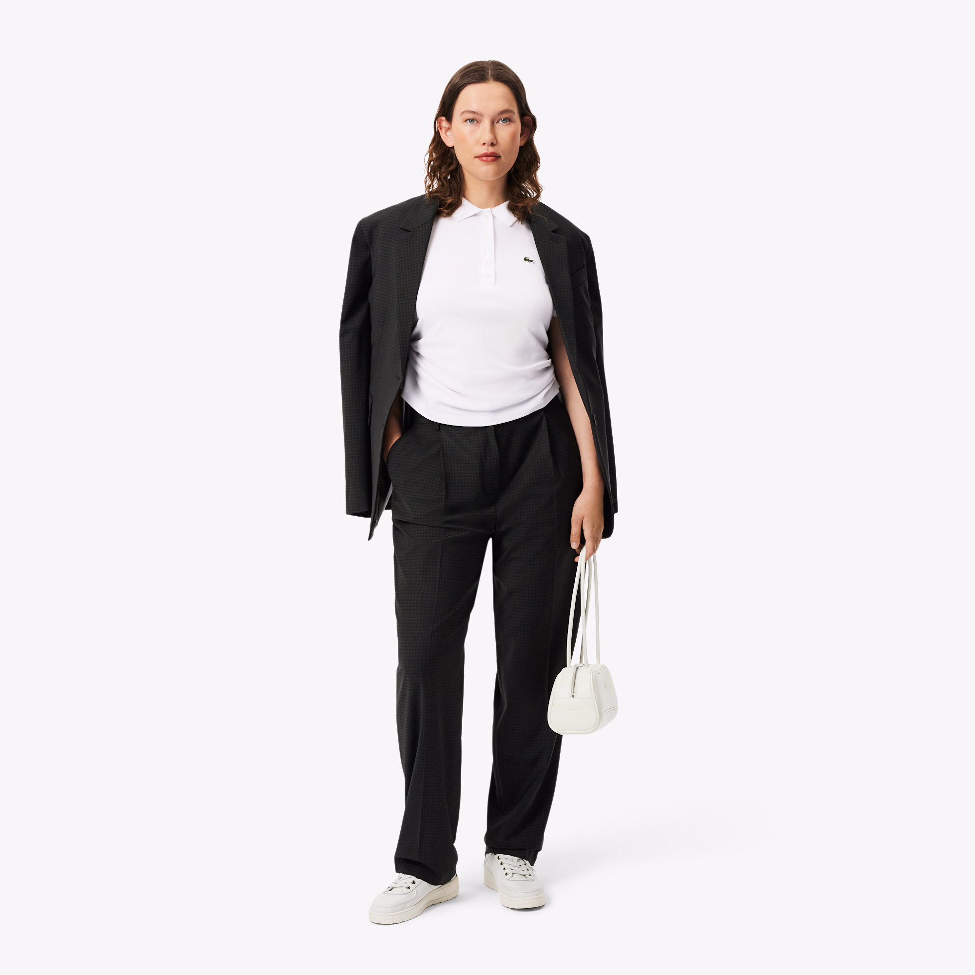 Women's Slim Fit Adjustable Piqué Polo