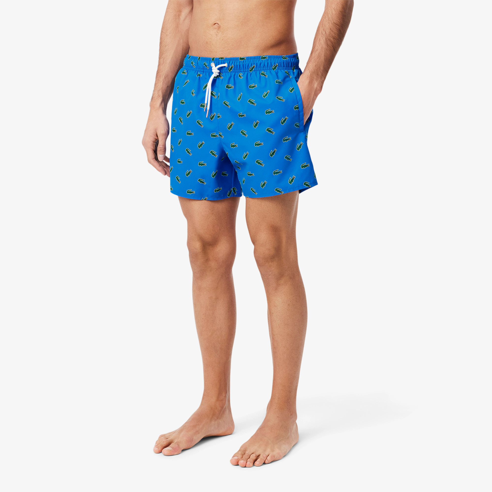 Men's Crocodile Print Swim Trunks