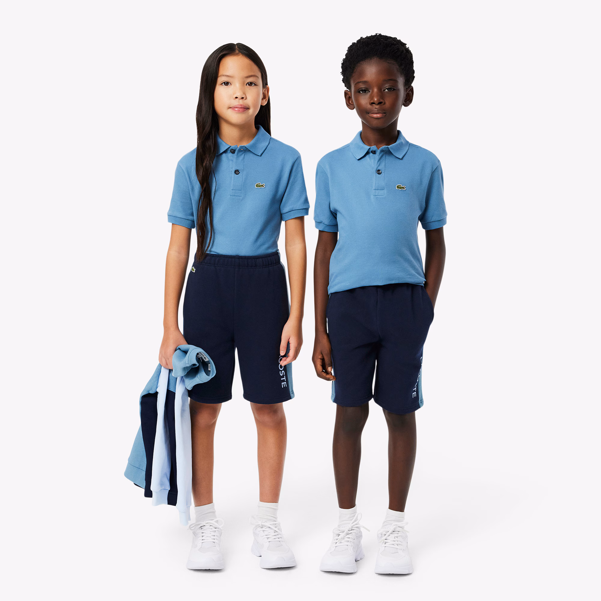 Kids' Colorblock Fleece Shorts