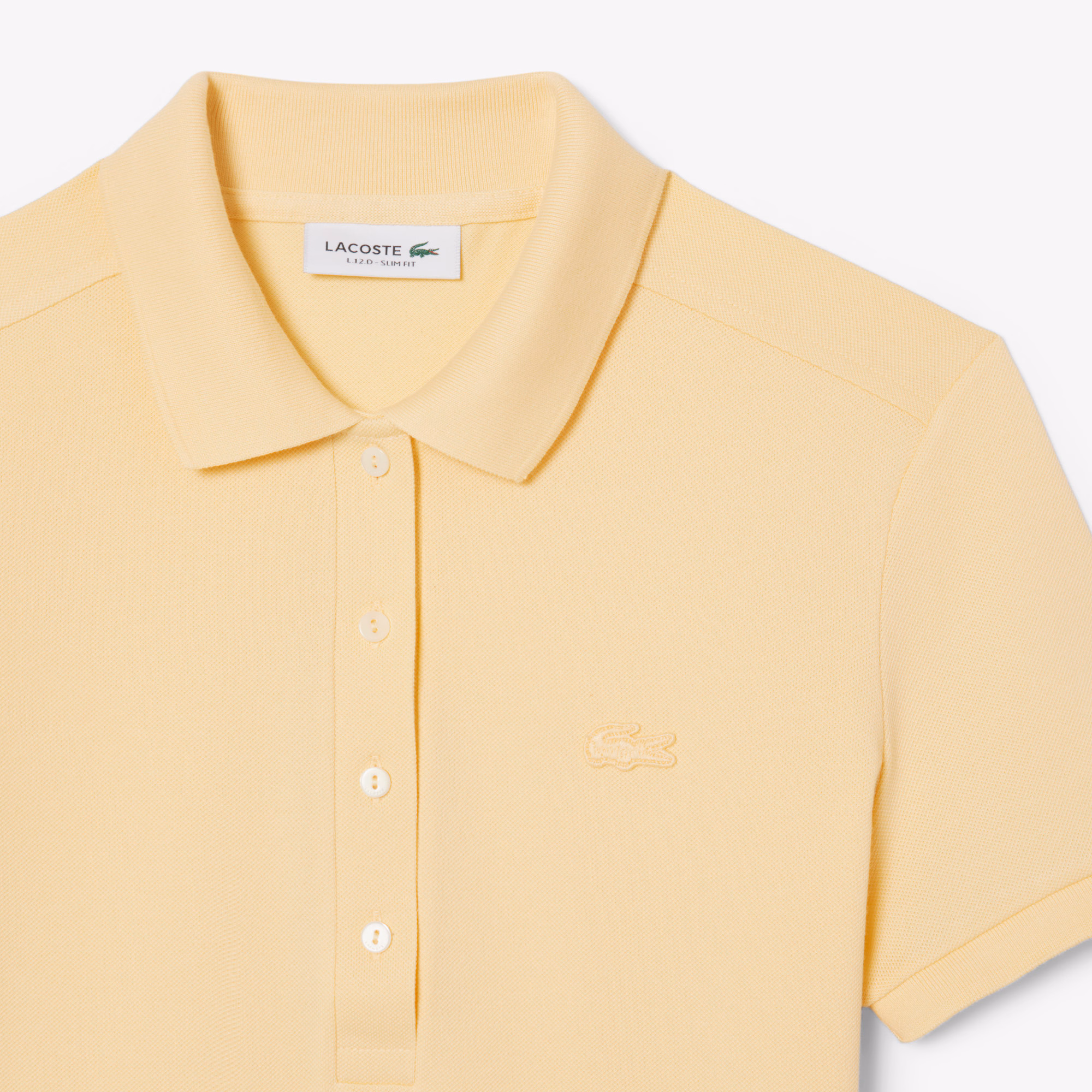 Women's L.12.D Slim Fit Stretch Mini Piqué Polo