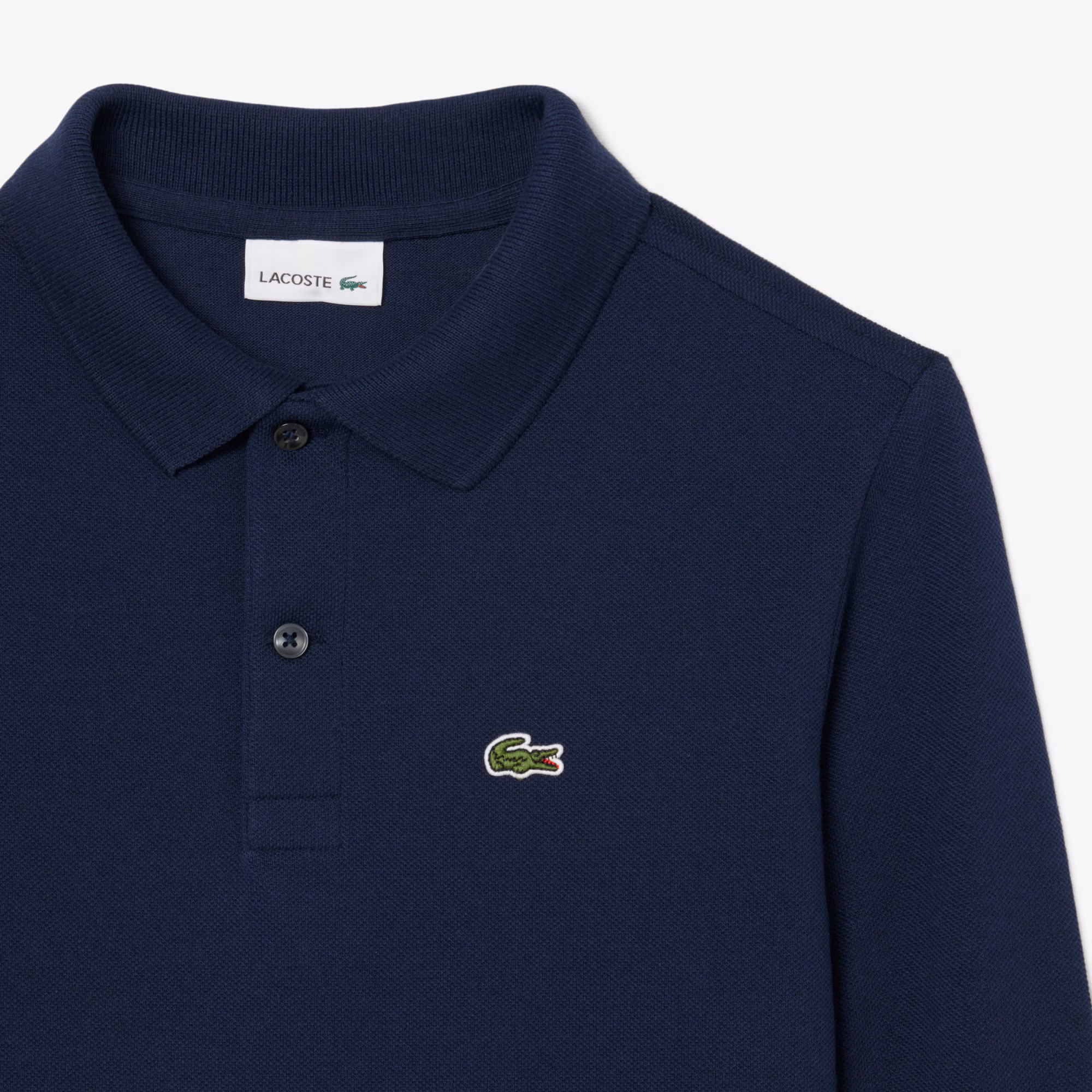 Boys' Long Sleeve Piqué Polo